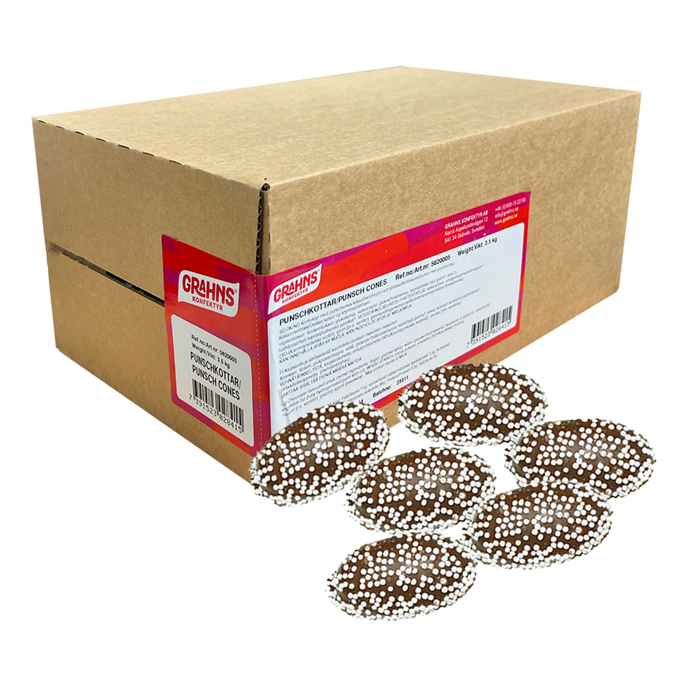 Grahns Punschkottar Økonomipakke - 3,5 kg