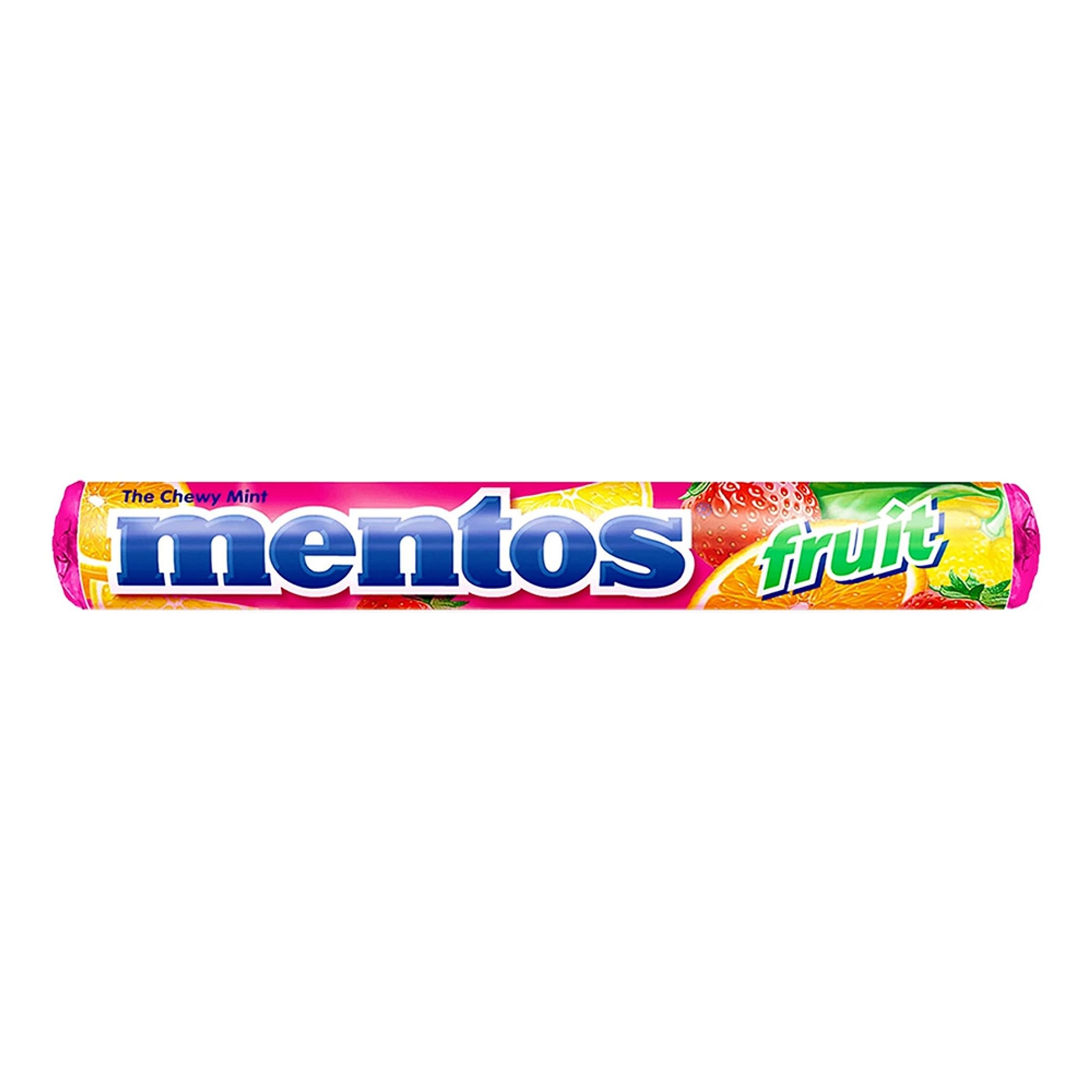 Mentos Rulle Frugt - 38 gram