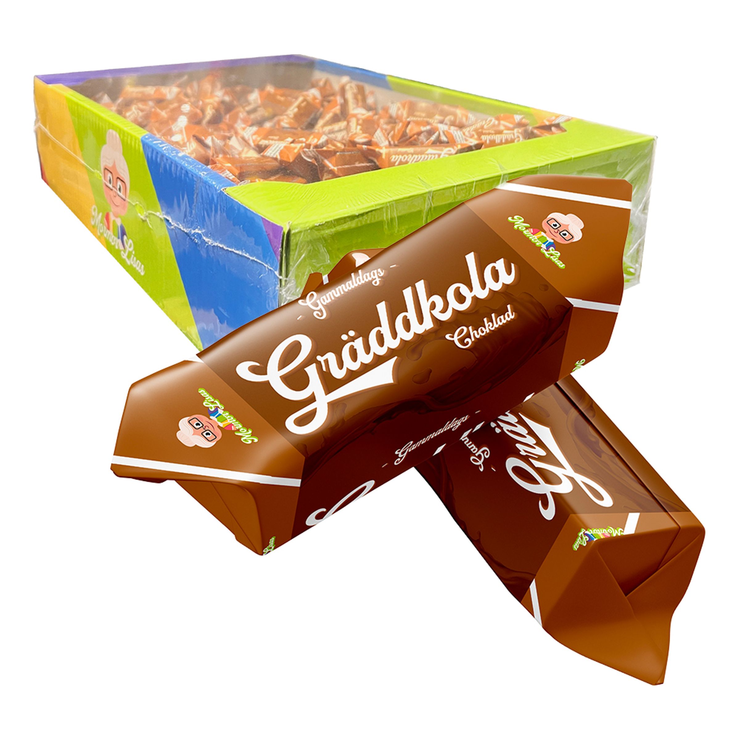 Mormor Lisas Gammeldags Chokolade Flødekarameller Økonomipakke - 4 kg