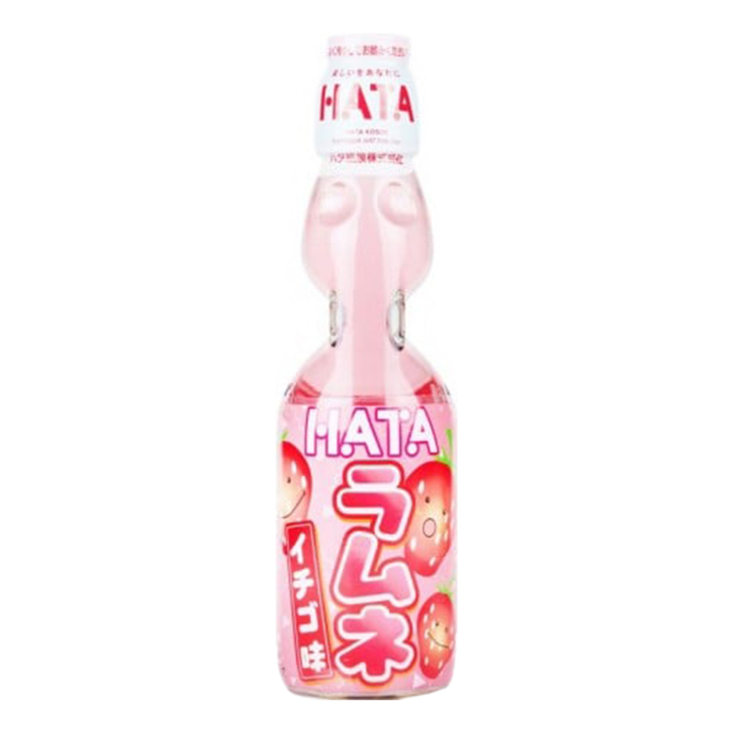 Ramune Strawberry Læskedrik - 200 ml