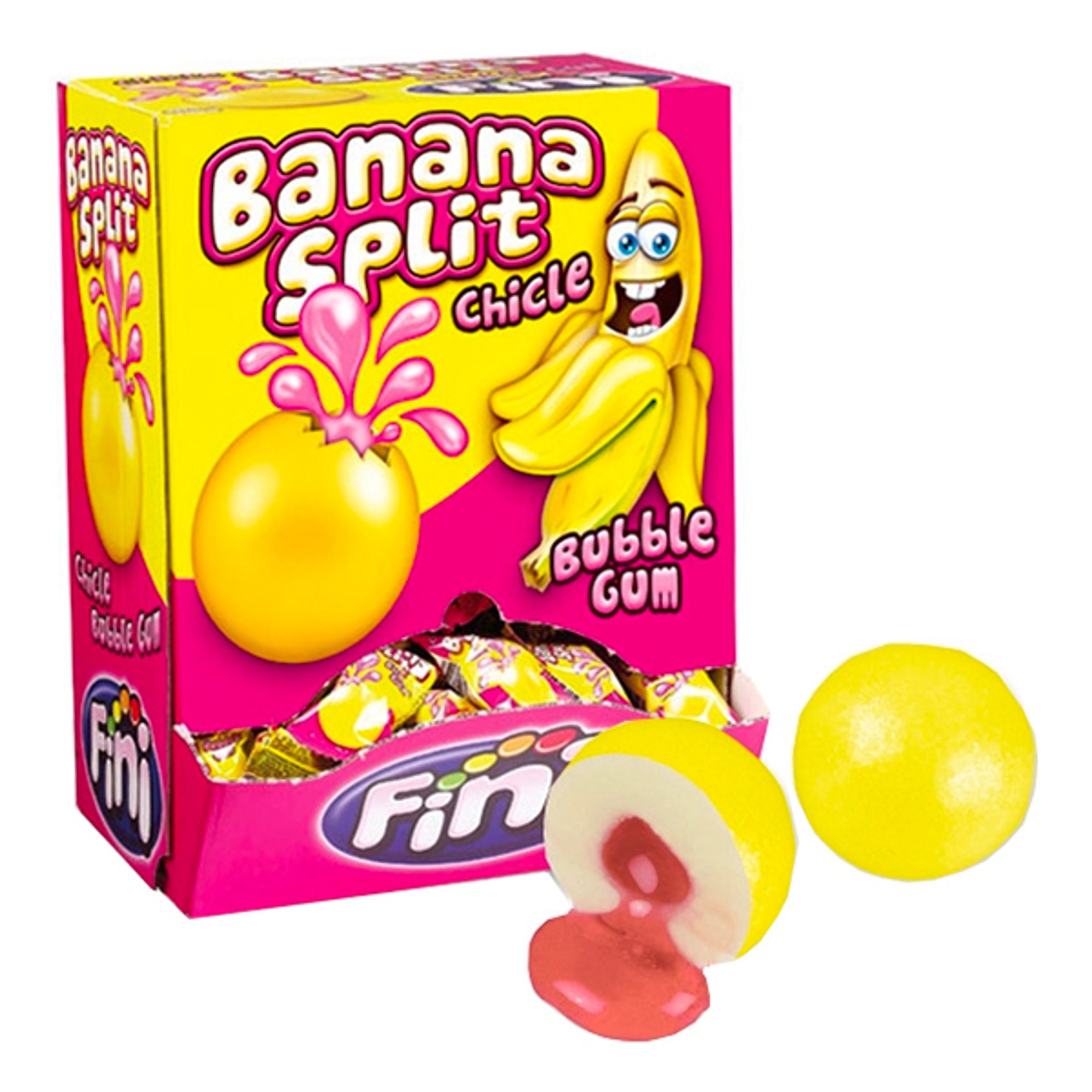 Banana Split Tyggegummi Storpak - 200-stk