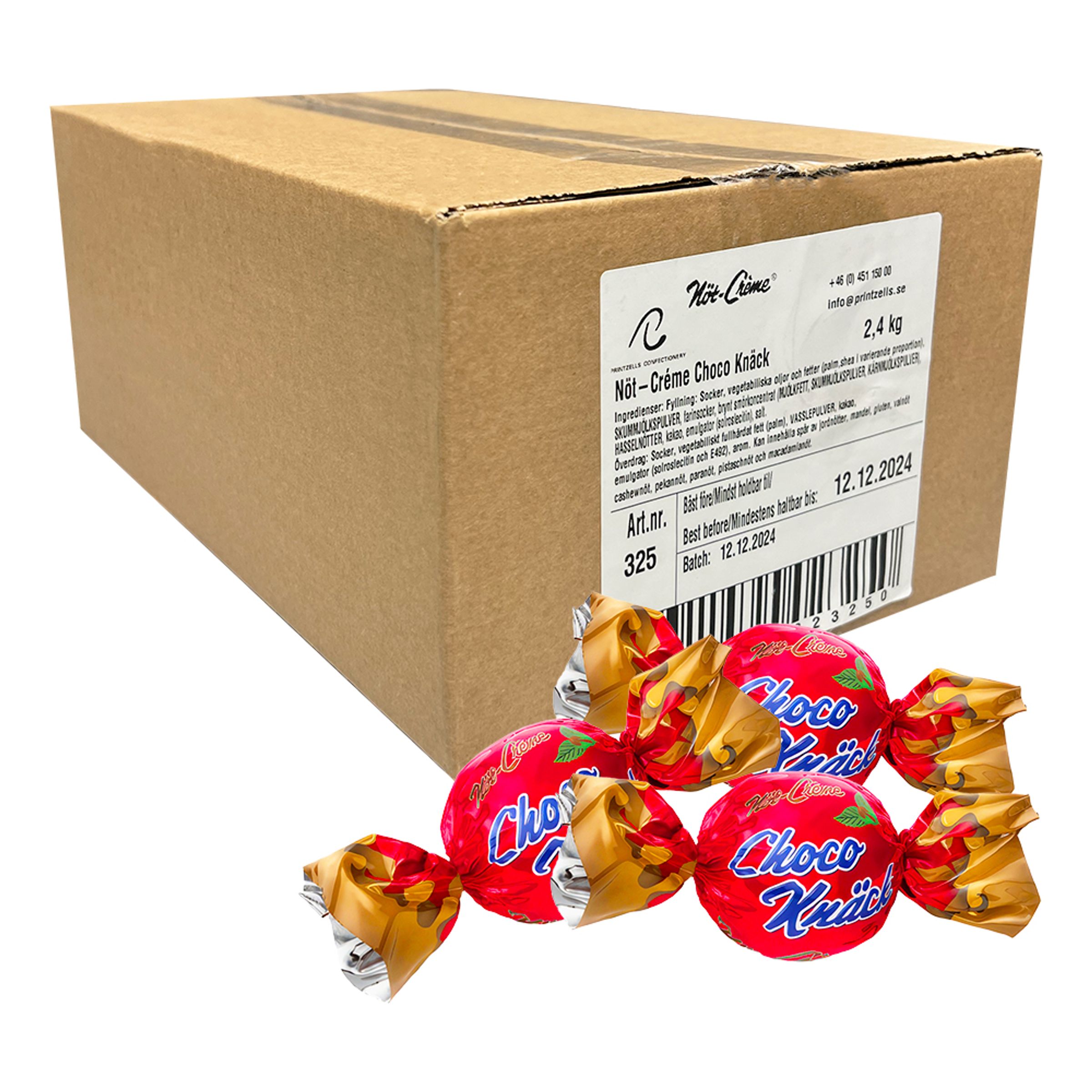 Nöt-Crème Choko Knäck Praliner - 2,4 kg