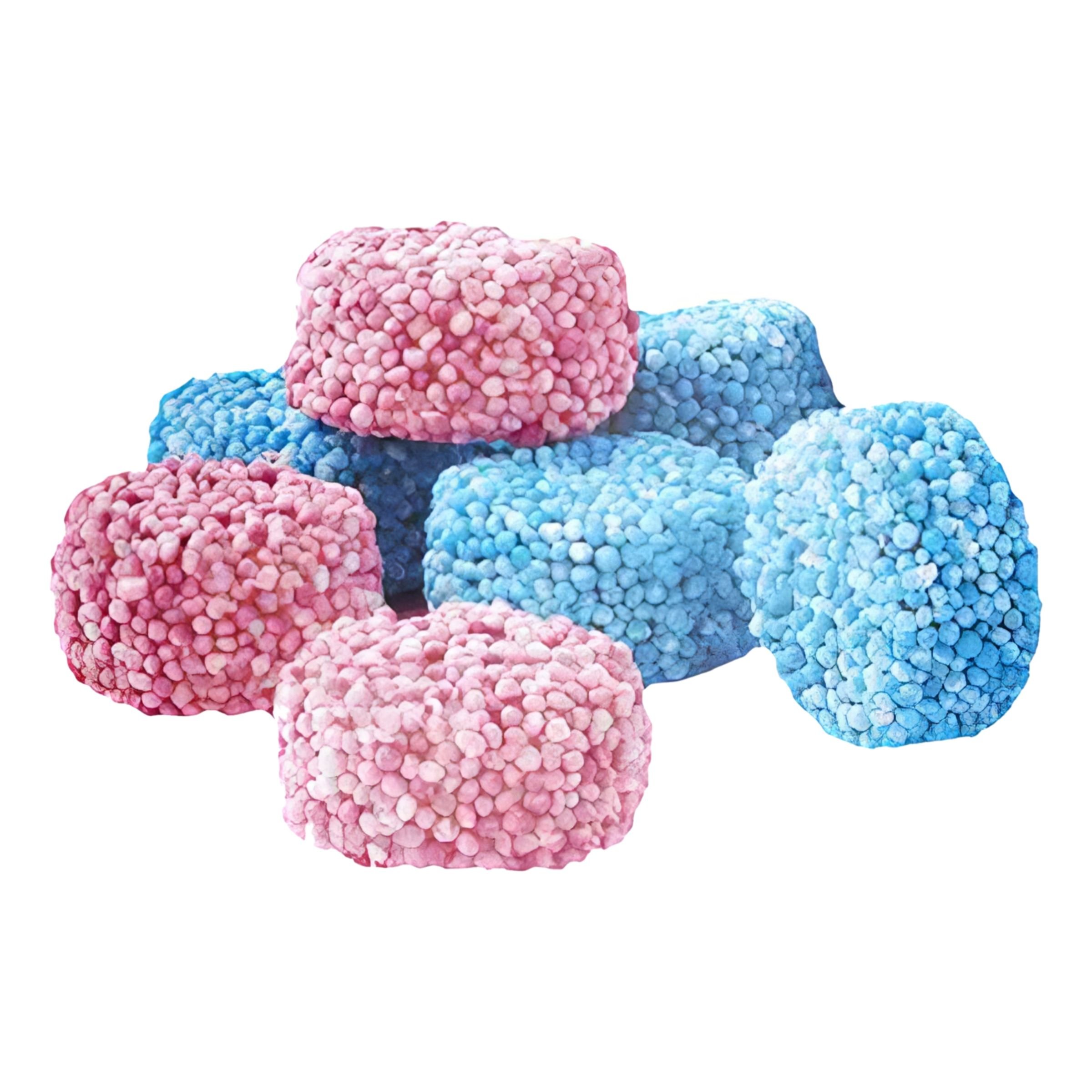 Røde og Blå Knapper Økonomipakke - 2 kg