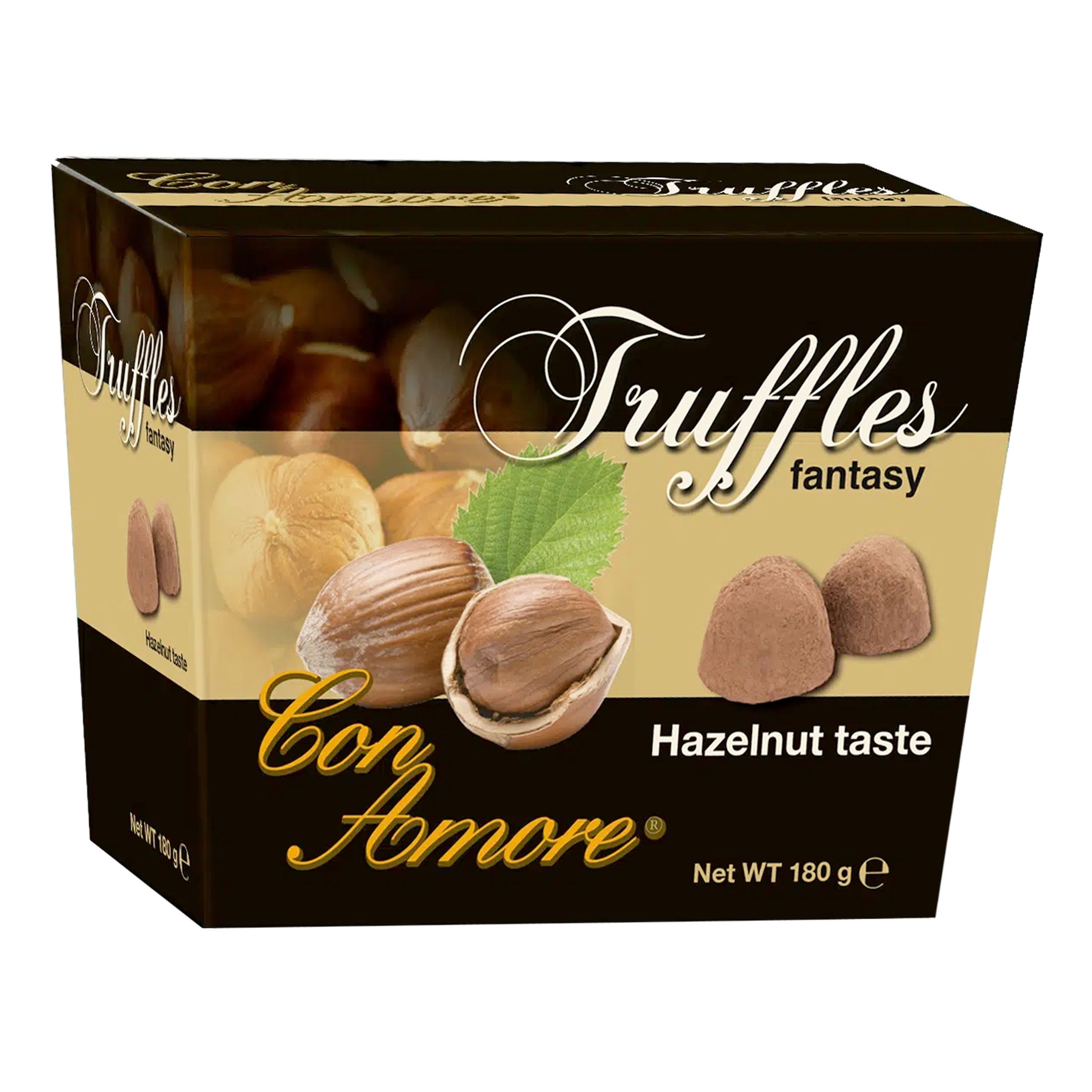 Chokoladetrøffel Hasselnød - 180 gram