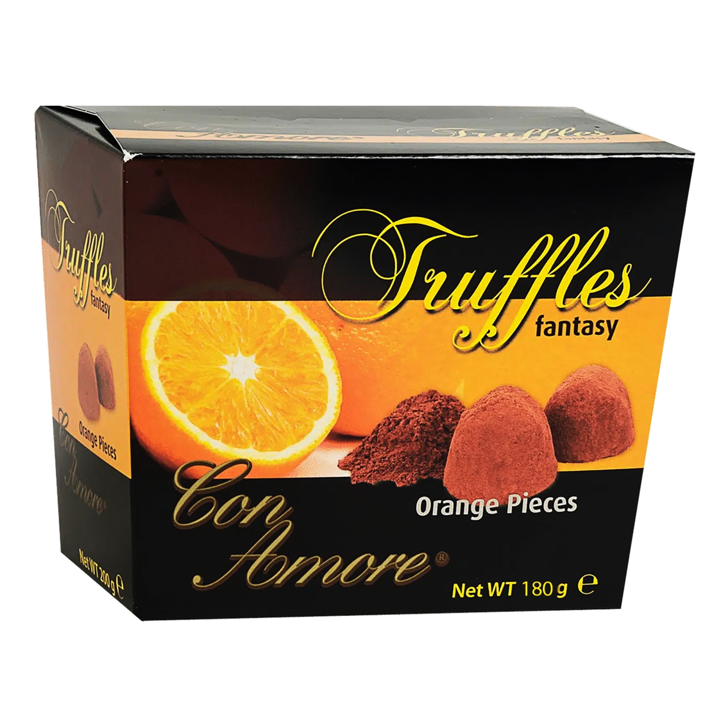 Chokoladetrøffel Orange - 180 gram