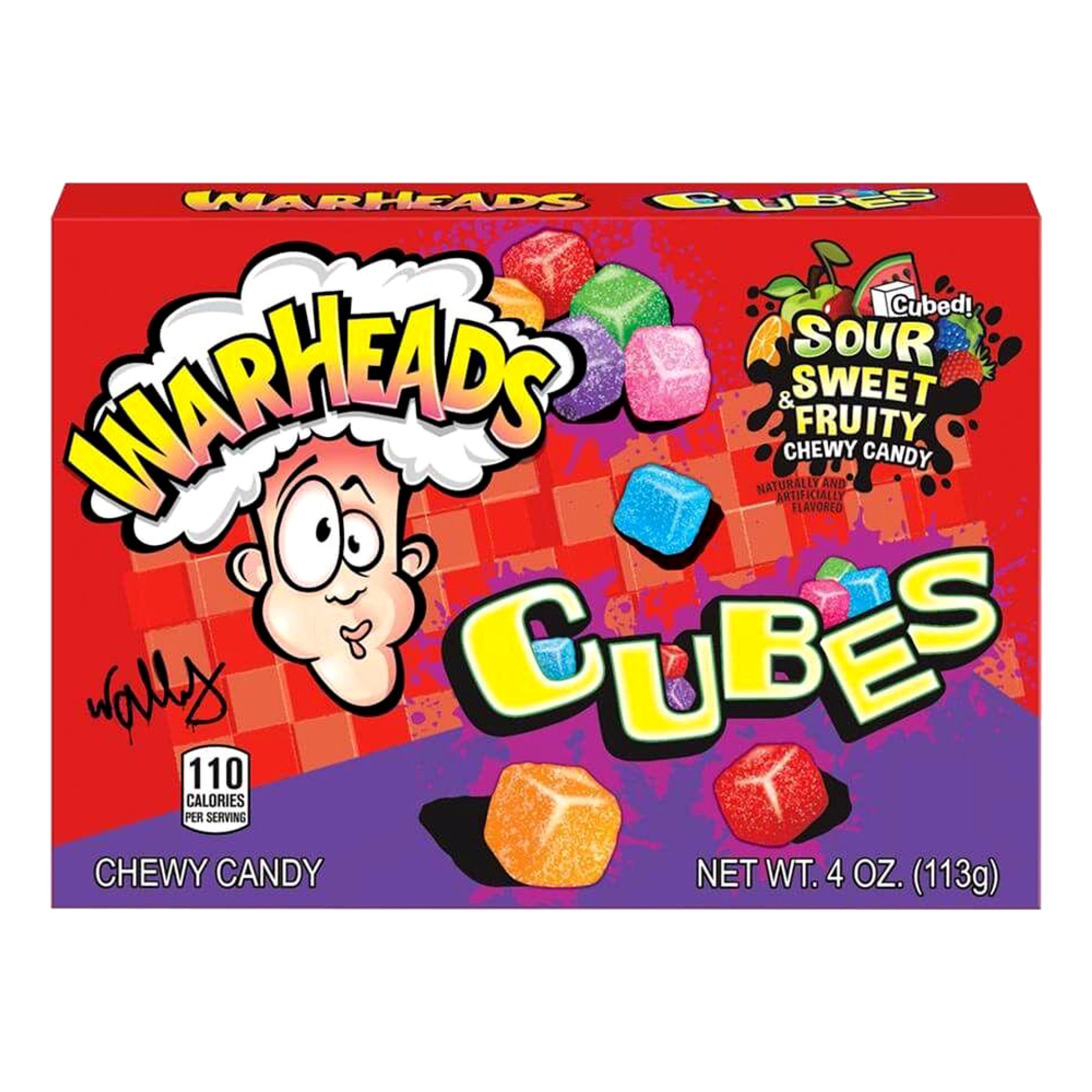 Warhead's Sour Chewy Cubes - 113 gram