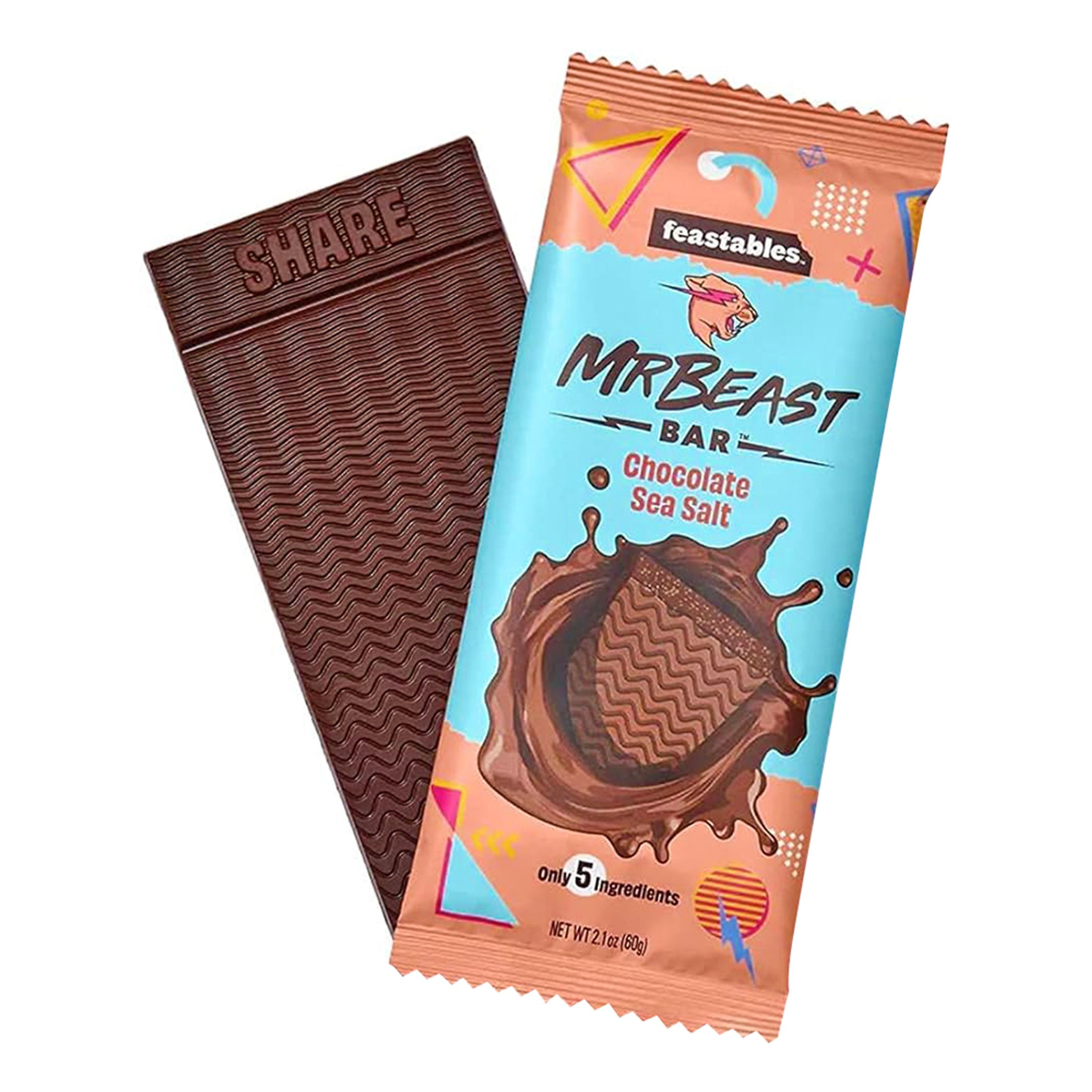 Mr Beast Sea Salt Chokolade - 60 gram