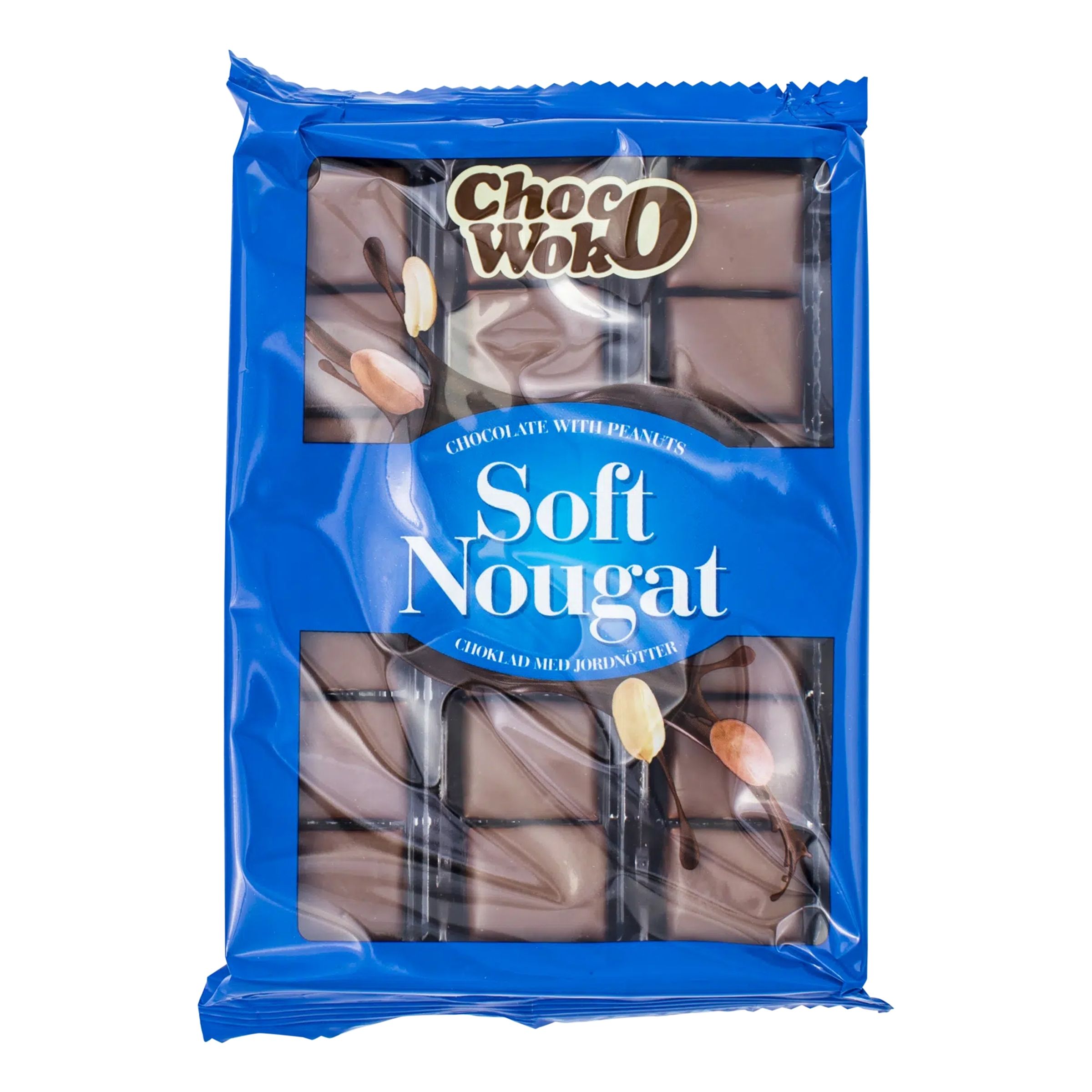 Choco Woko Soft Nougat Chocolate & Peanut - 162 gram