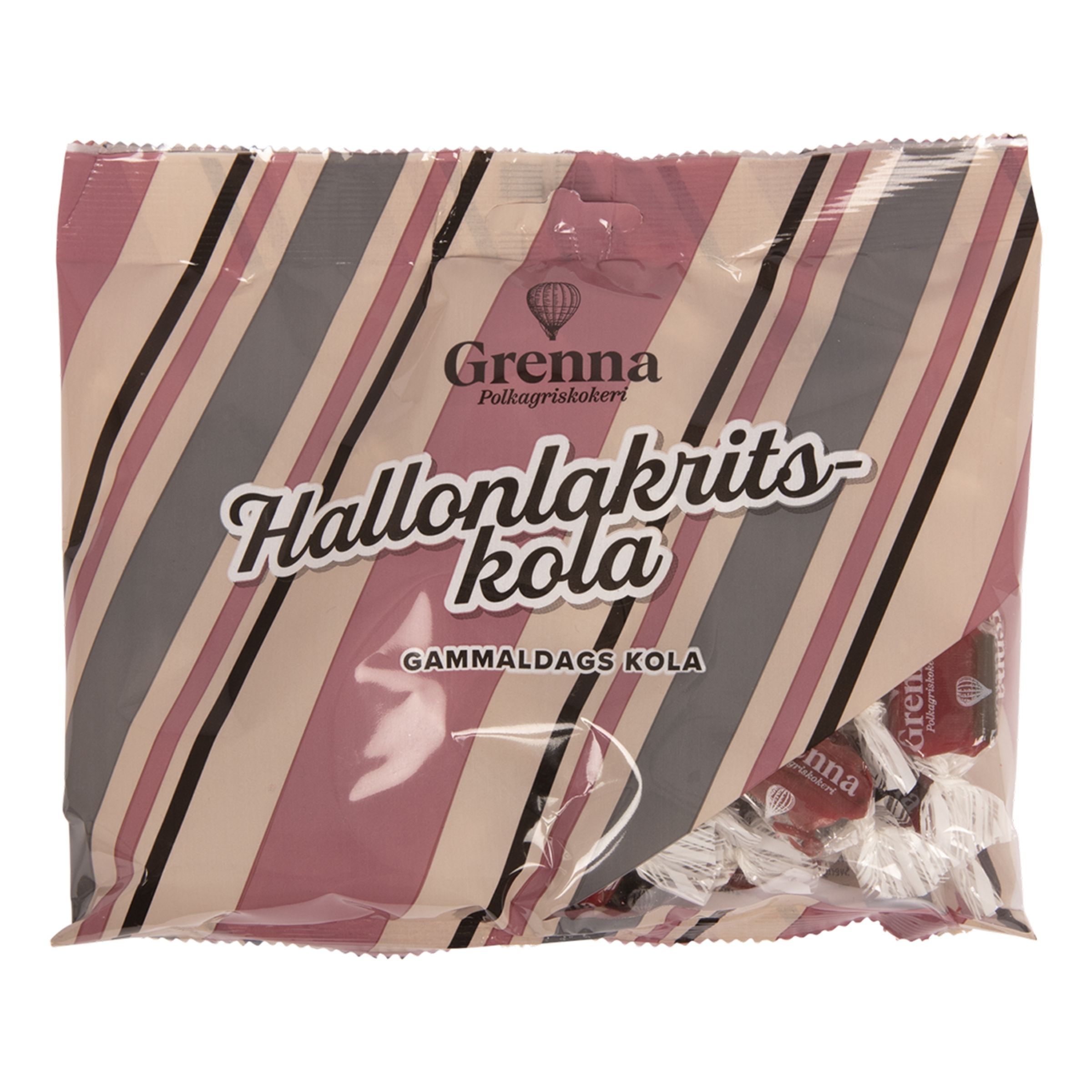 Grenna Hindbærlakrids Karameller - 150 gram
