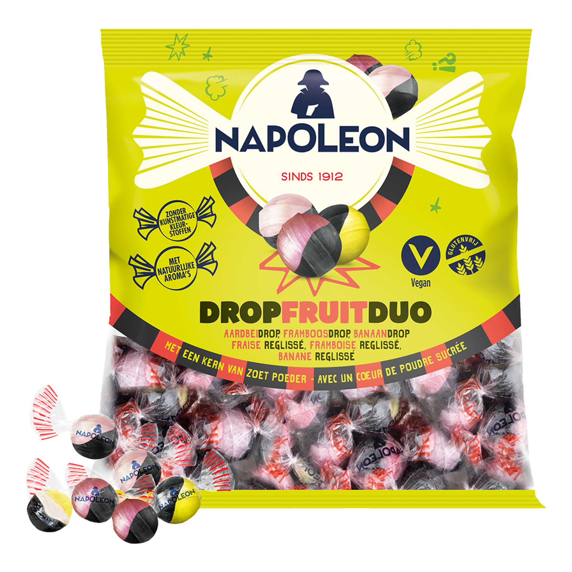 Kanonkugler Frugtlakrids Økonomipakke  - 825 gram