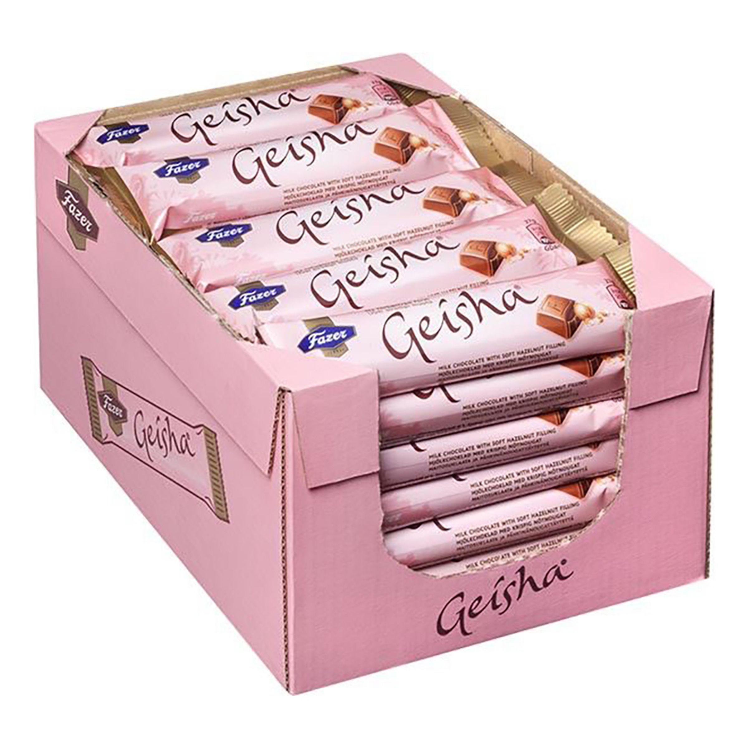 Geisha Chokoladebar Økonomipakke - 35-pak
