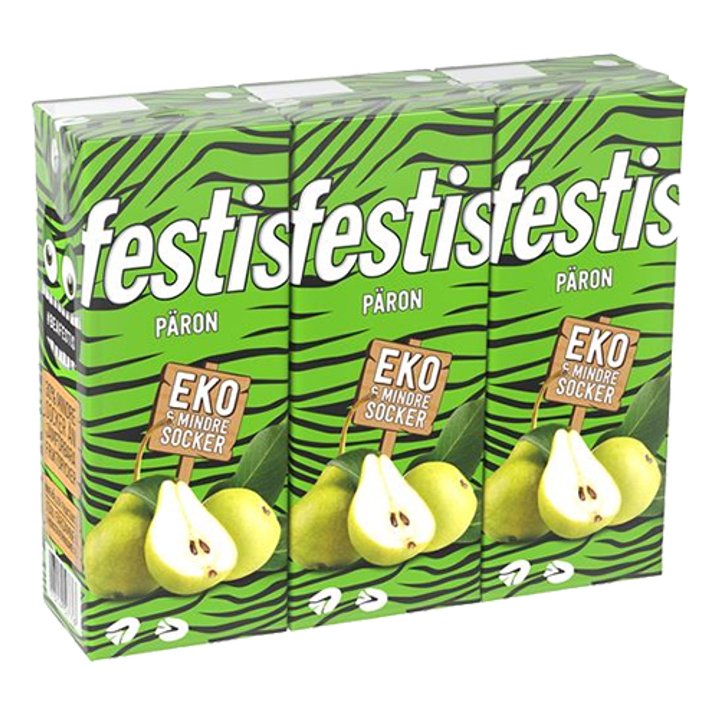 Tetrajuice Pærer Økologisk 3-pak