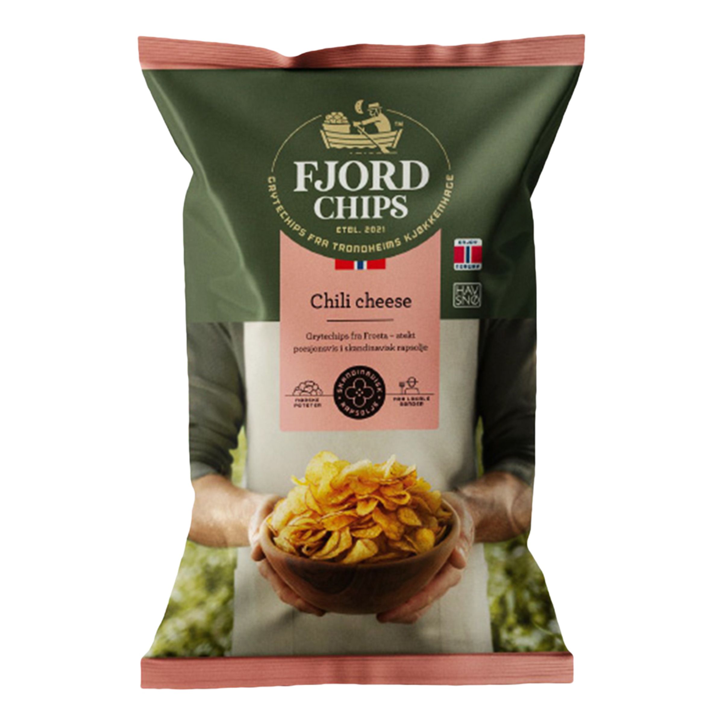 Fjordchips "Chili Cheese" - 150 gram