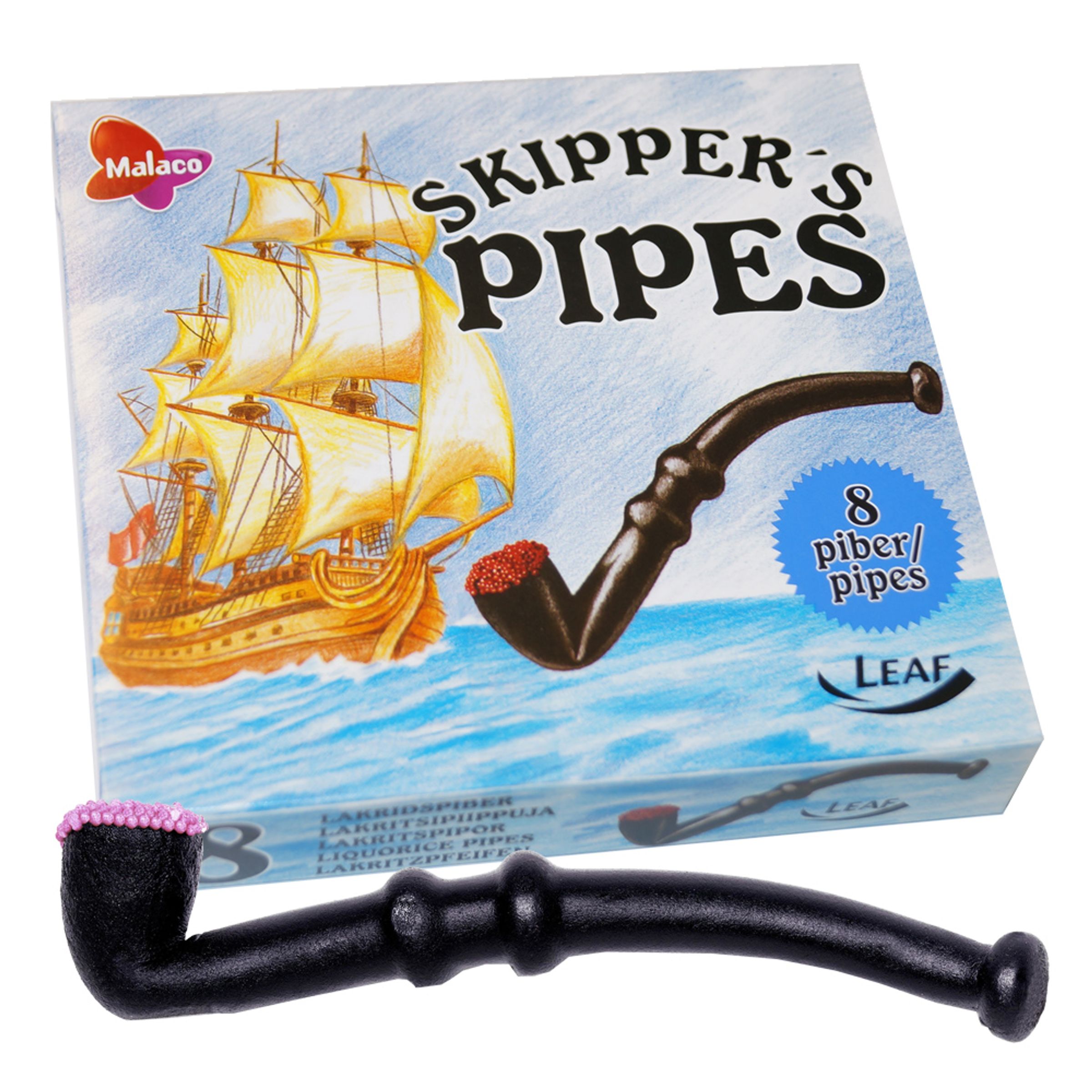 Skipper's Pipes Lakridspiber Storpak - 8-stk