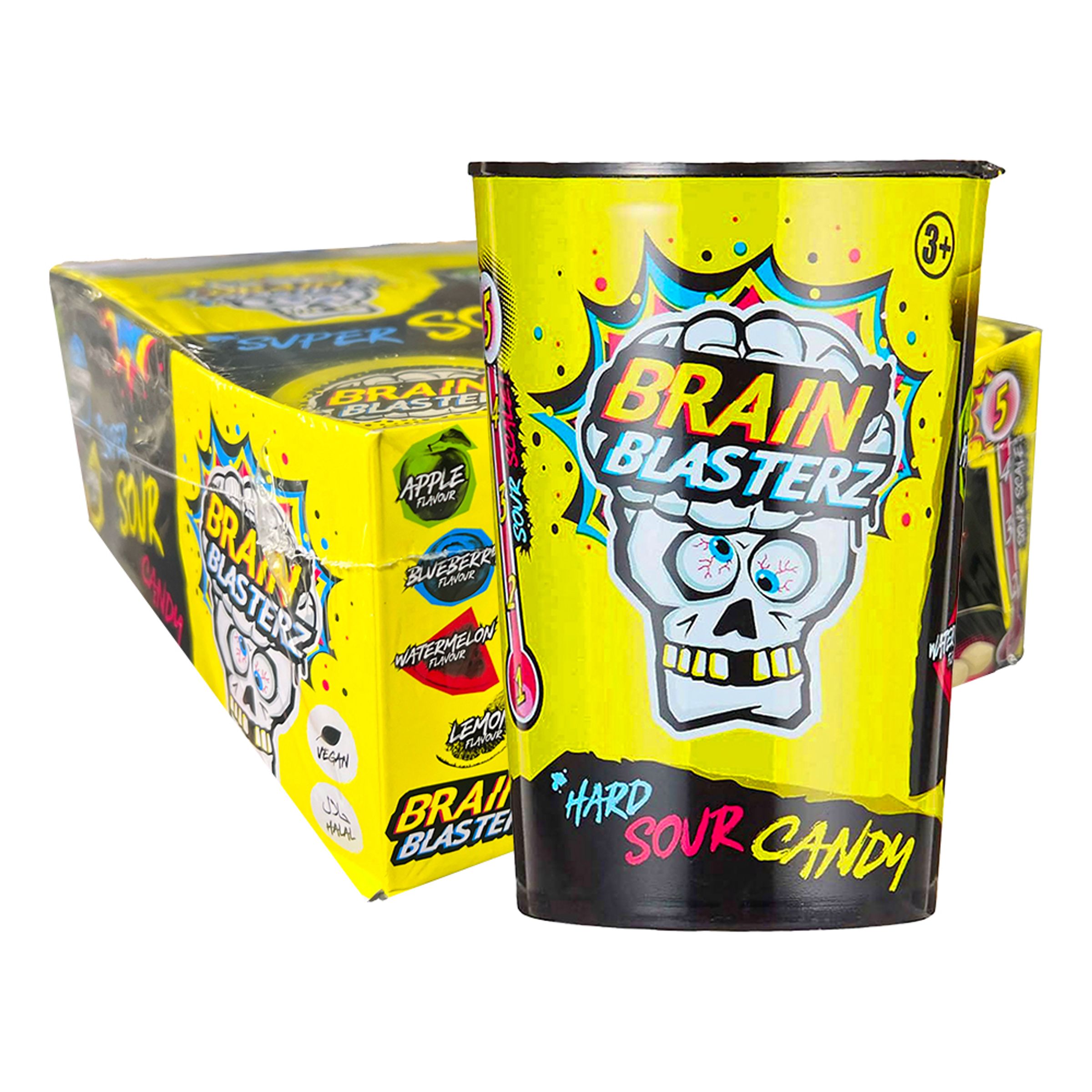Brain Blasterz Super Sour Storpak - 12-pak