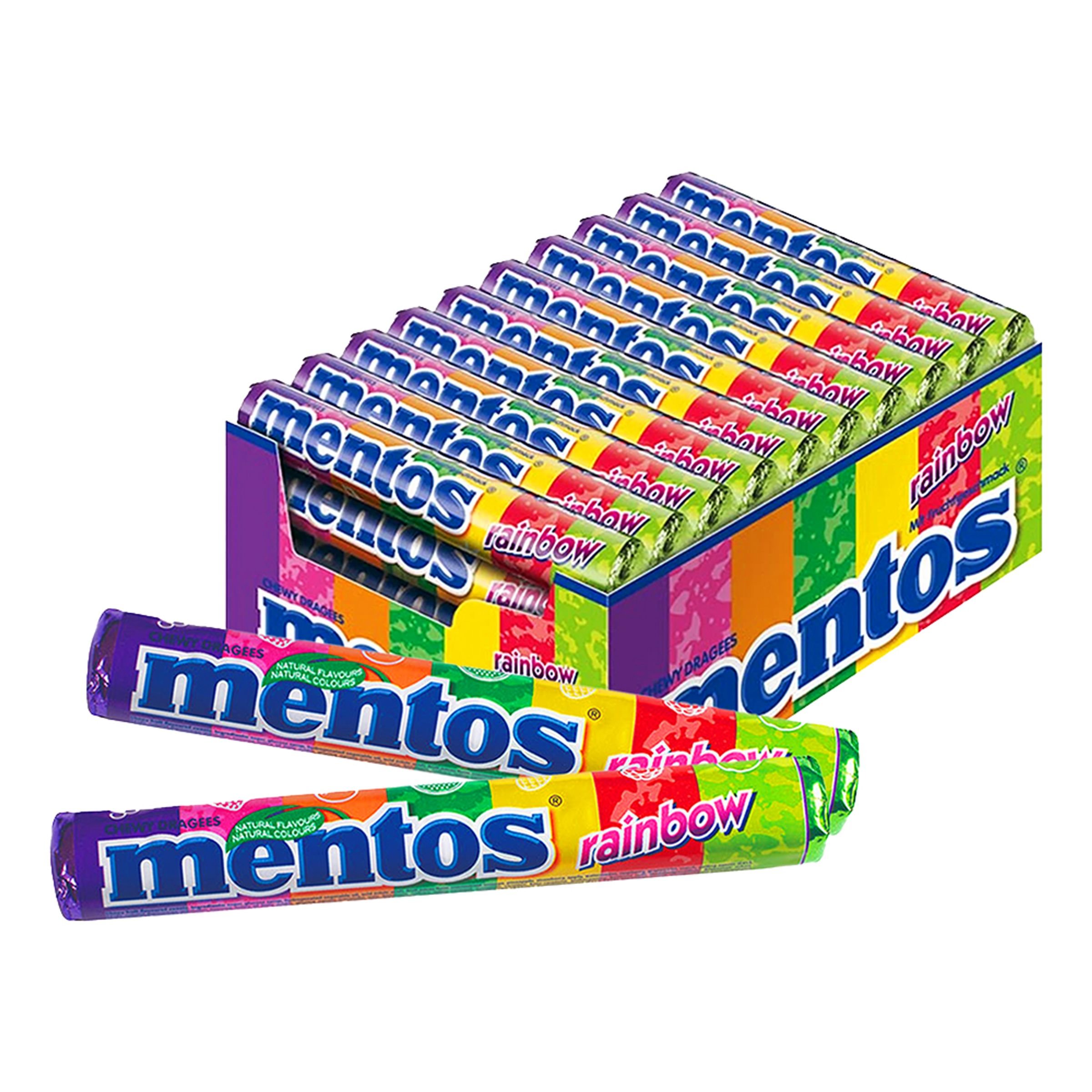 Mentos Rainbow Storpak - 40-pak