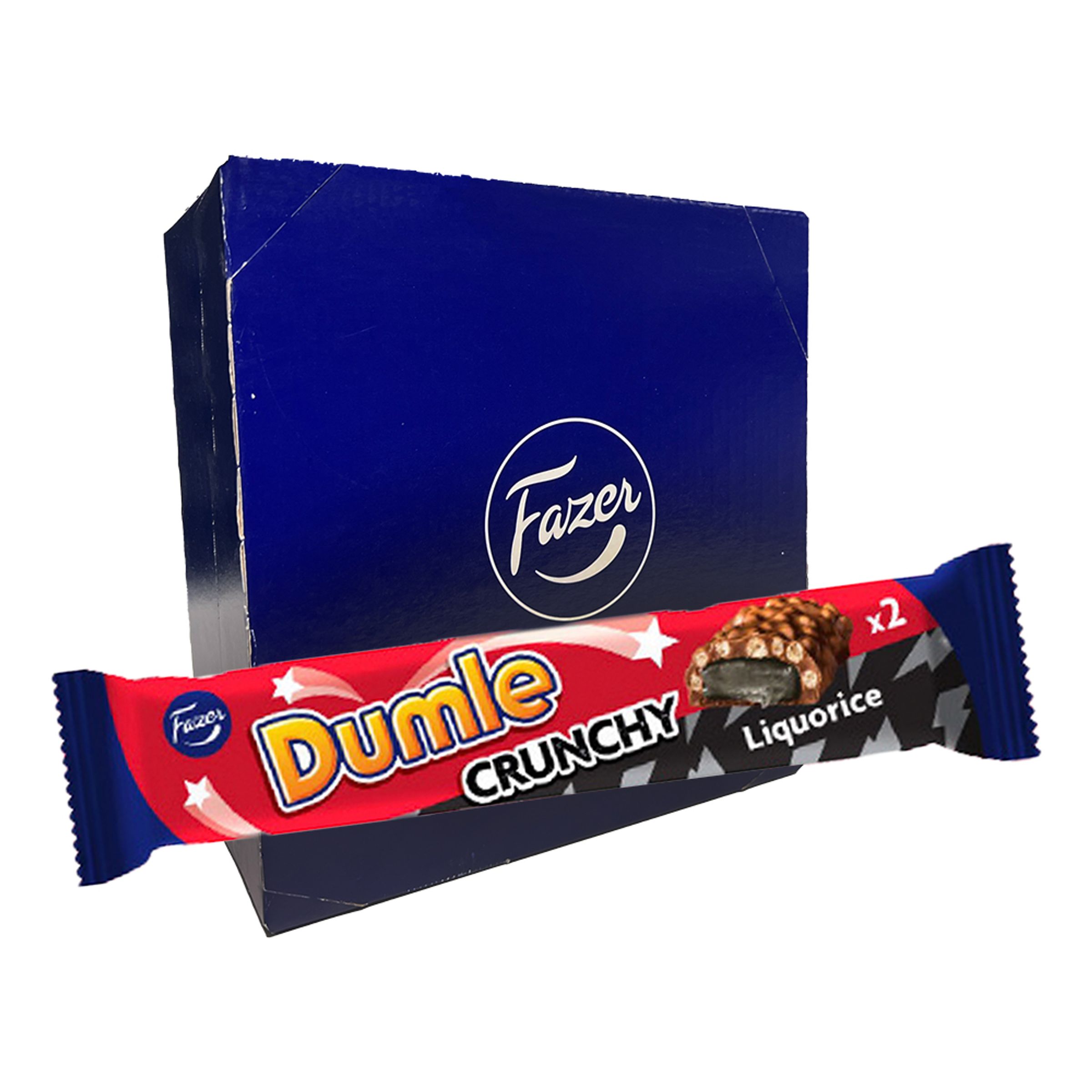 Dumle Crunchy Liquorice Dobbelt Økonomipakke - 20-pak