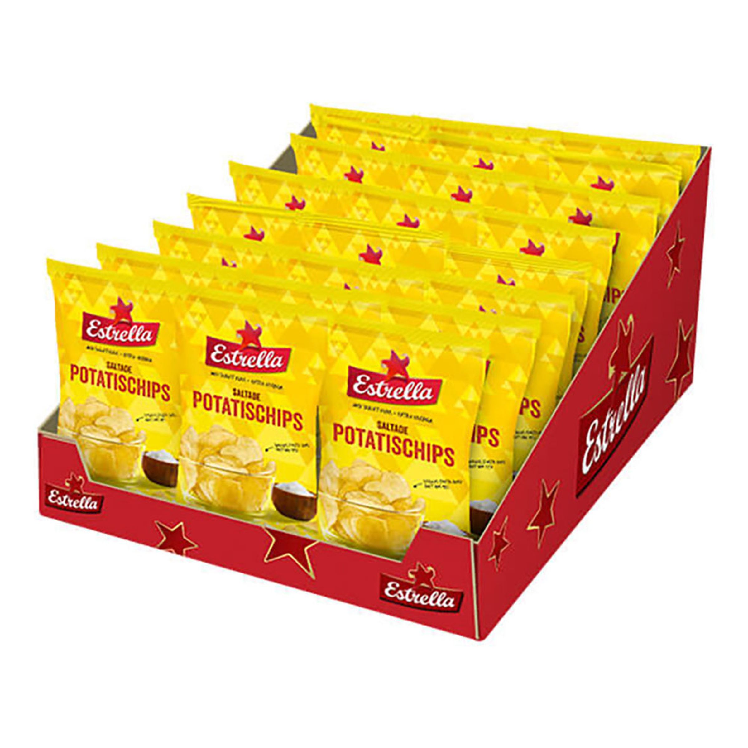 Estrella Letsaltede Chips Storpak - 27-stk