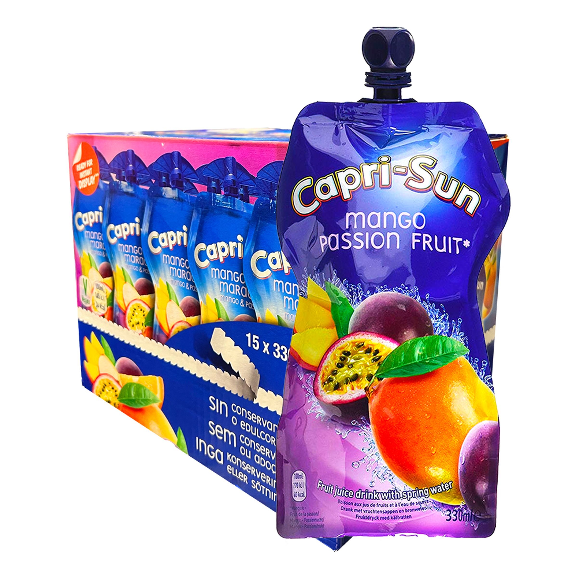 Capri-Sun Mango & Passionsfrugt Storpak - 15-pak