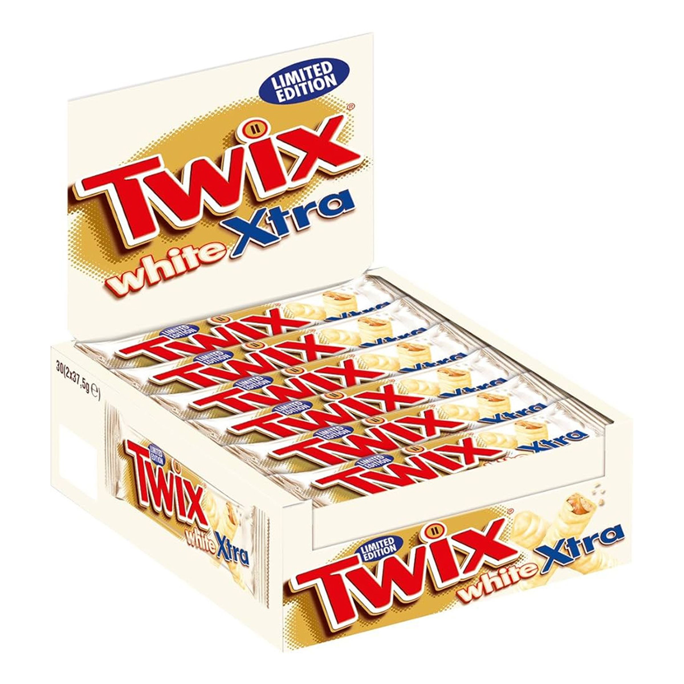 Twix White Xtra Chokolade Storpak - 30-stk