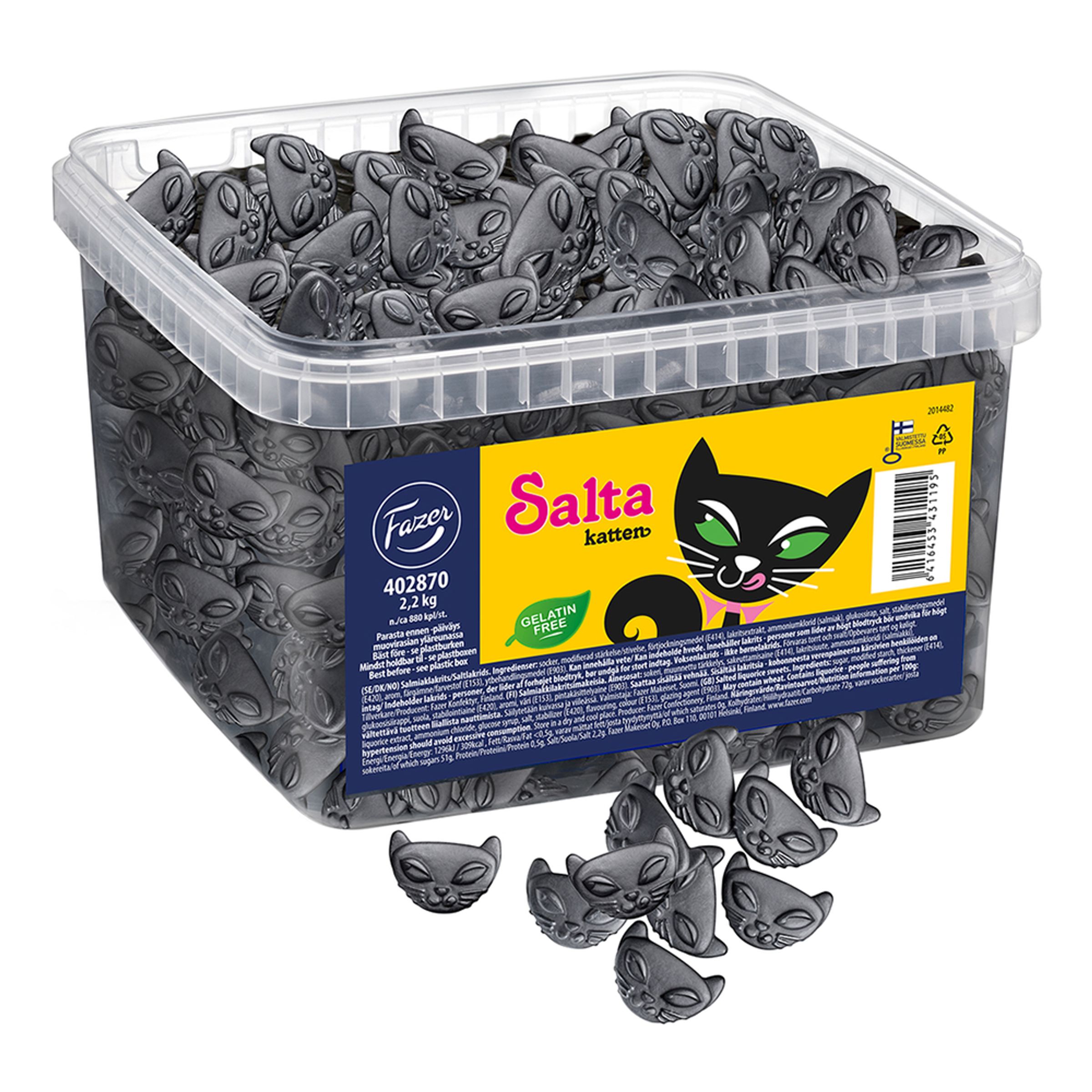 Salta Katten i Æske - 2,2 kg