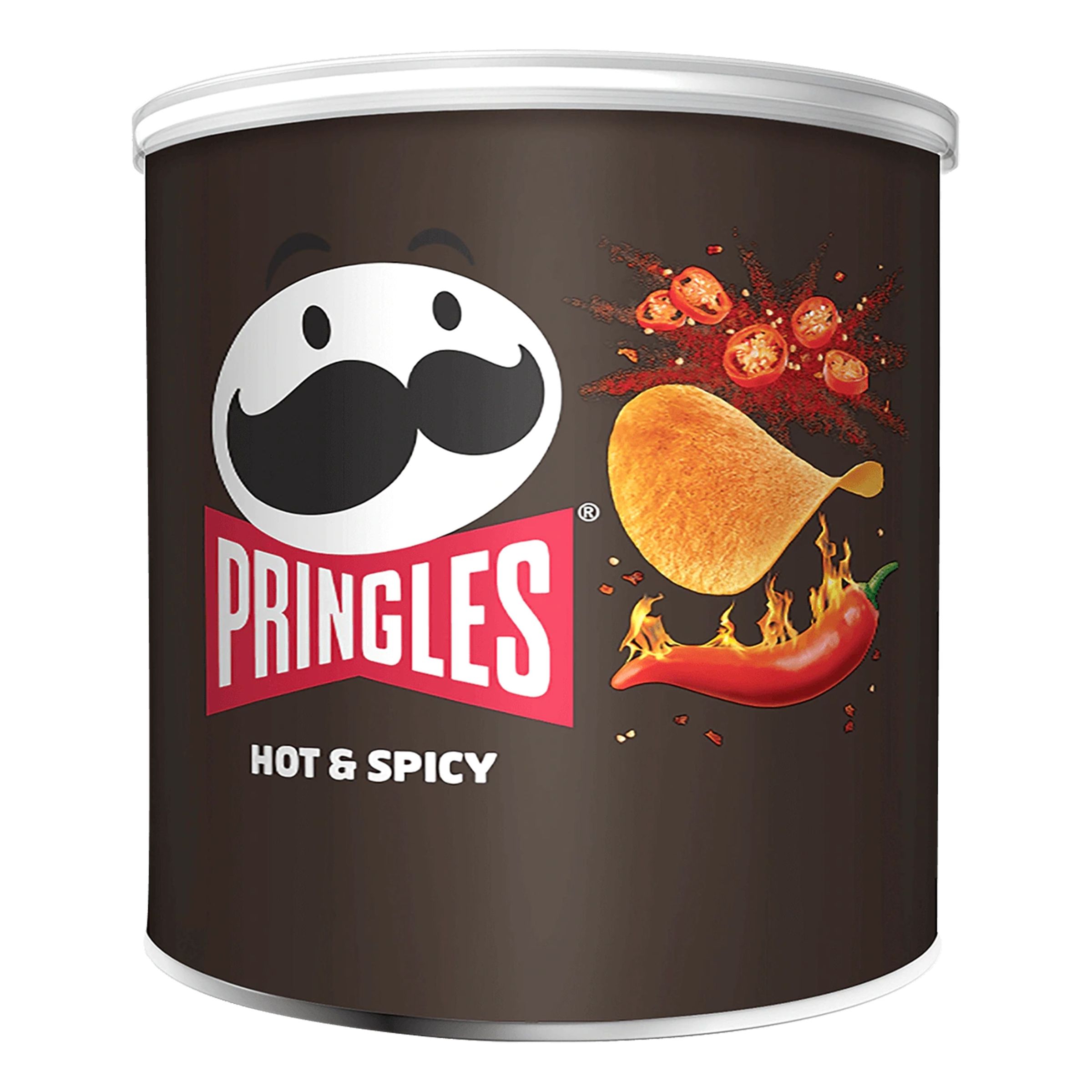 Pringles Hot & Spicy Storpak - 12-stk