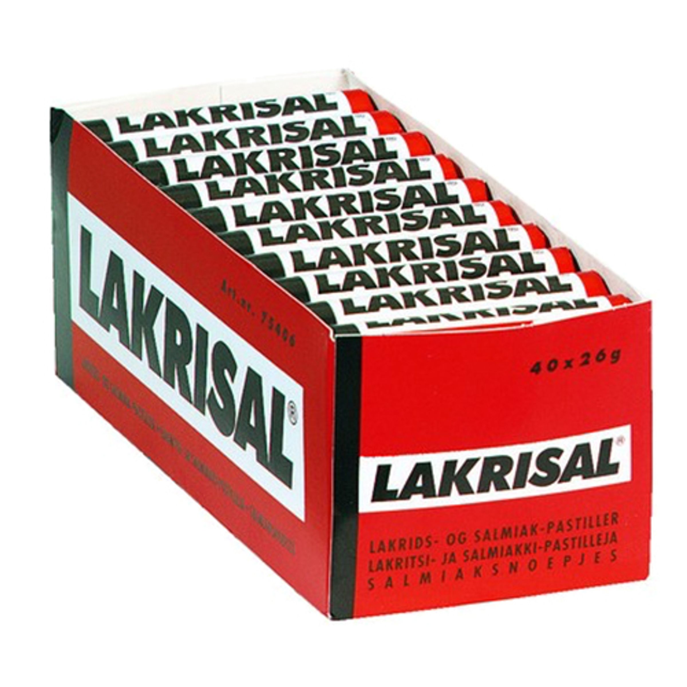 Lakrisal Storpak - 40-stk