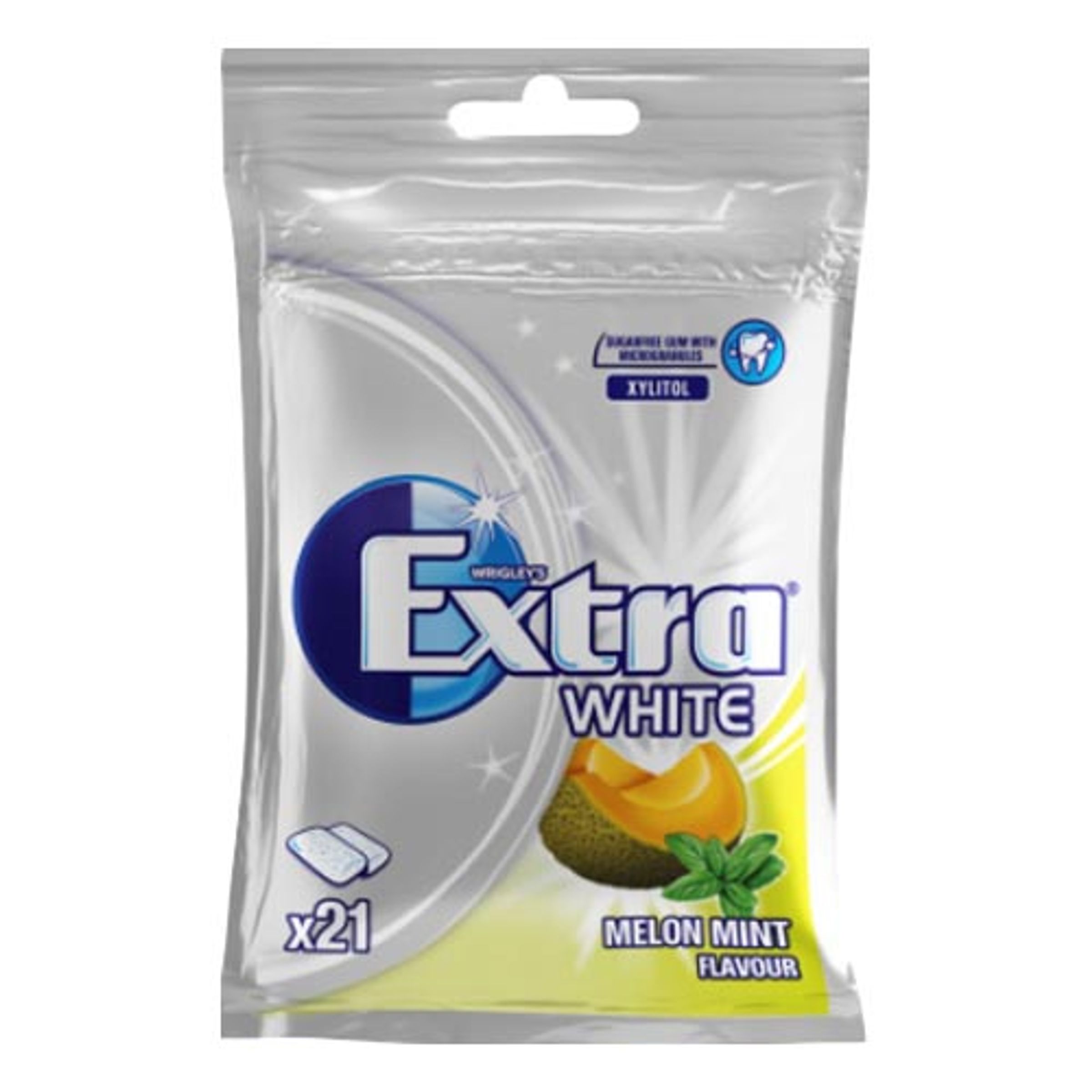 Extra White Melon Mint Tyggegummi - 29 g