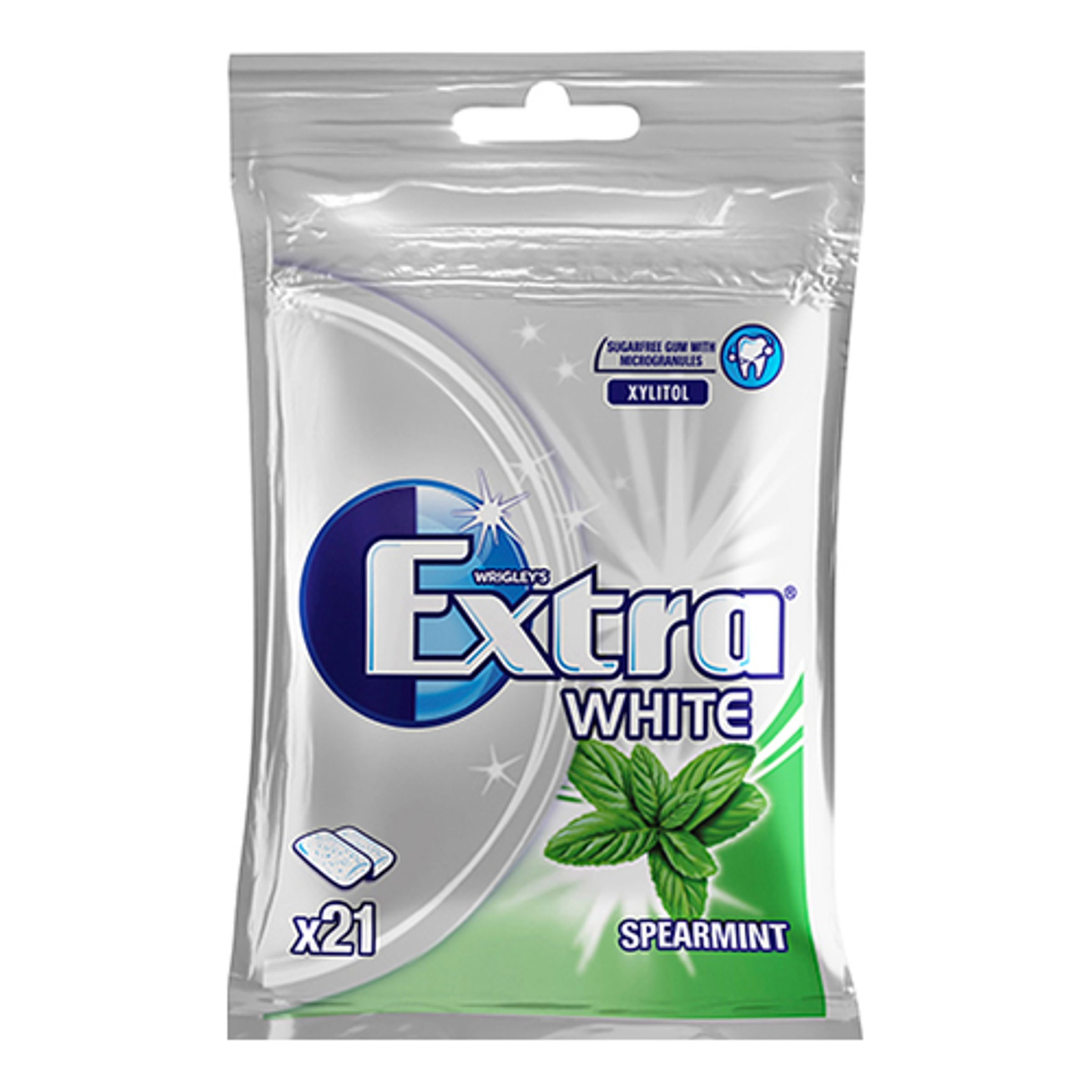 Extra White Spearmint Tyggegummi - 29 g