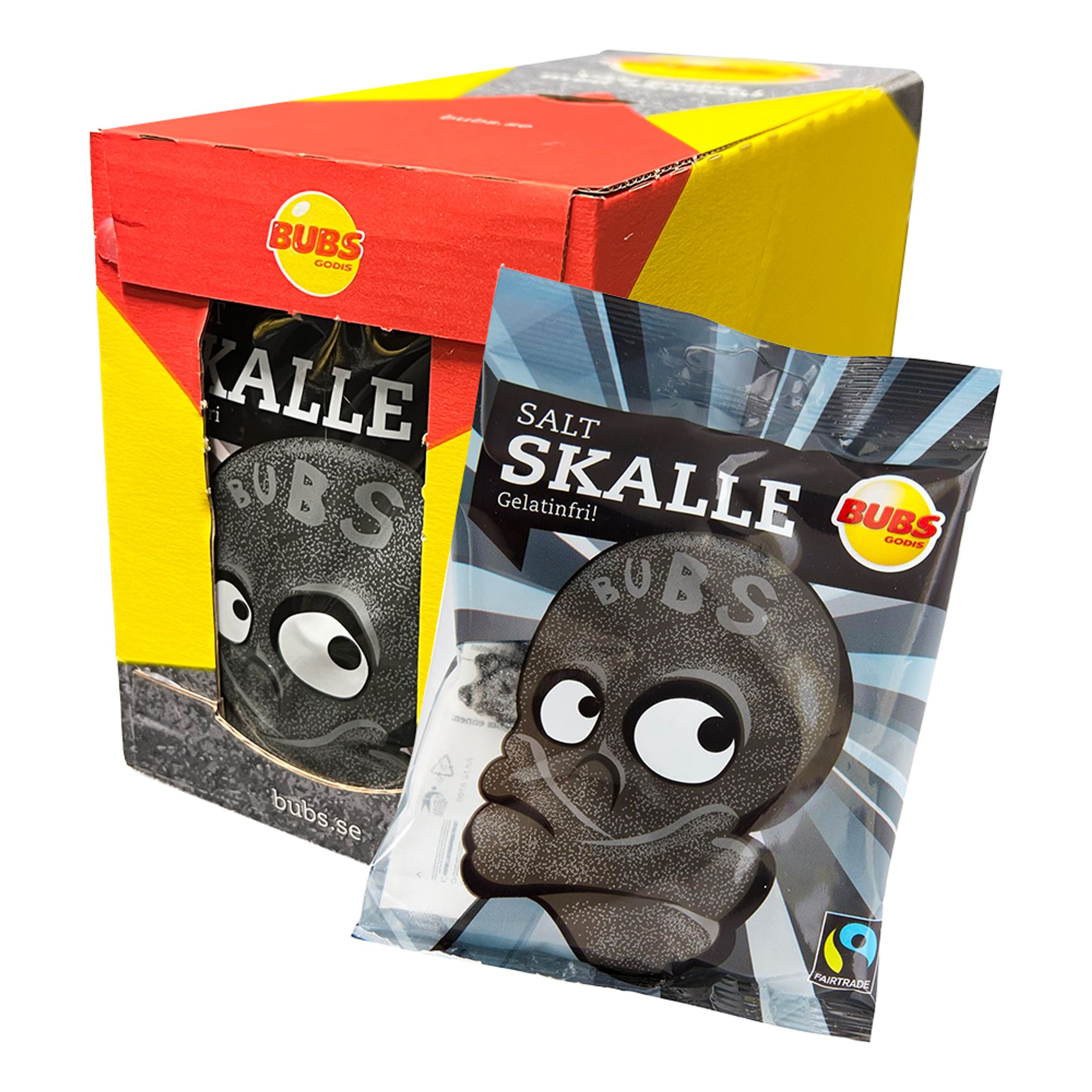 Bubs Salt Skalle Storpak - 16-pak