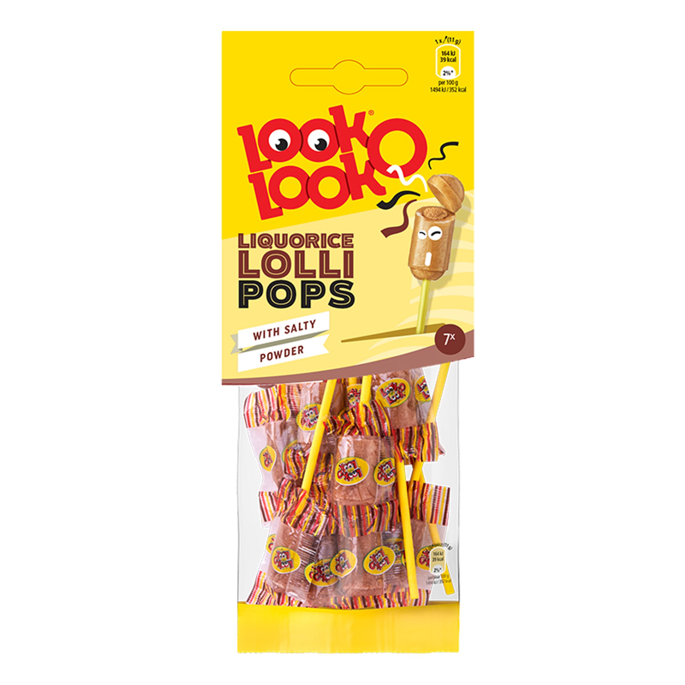 Look-O-Look Lakridsslikkepinde - 70 gram