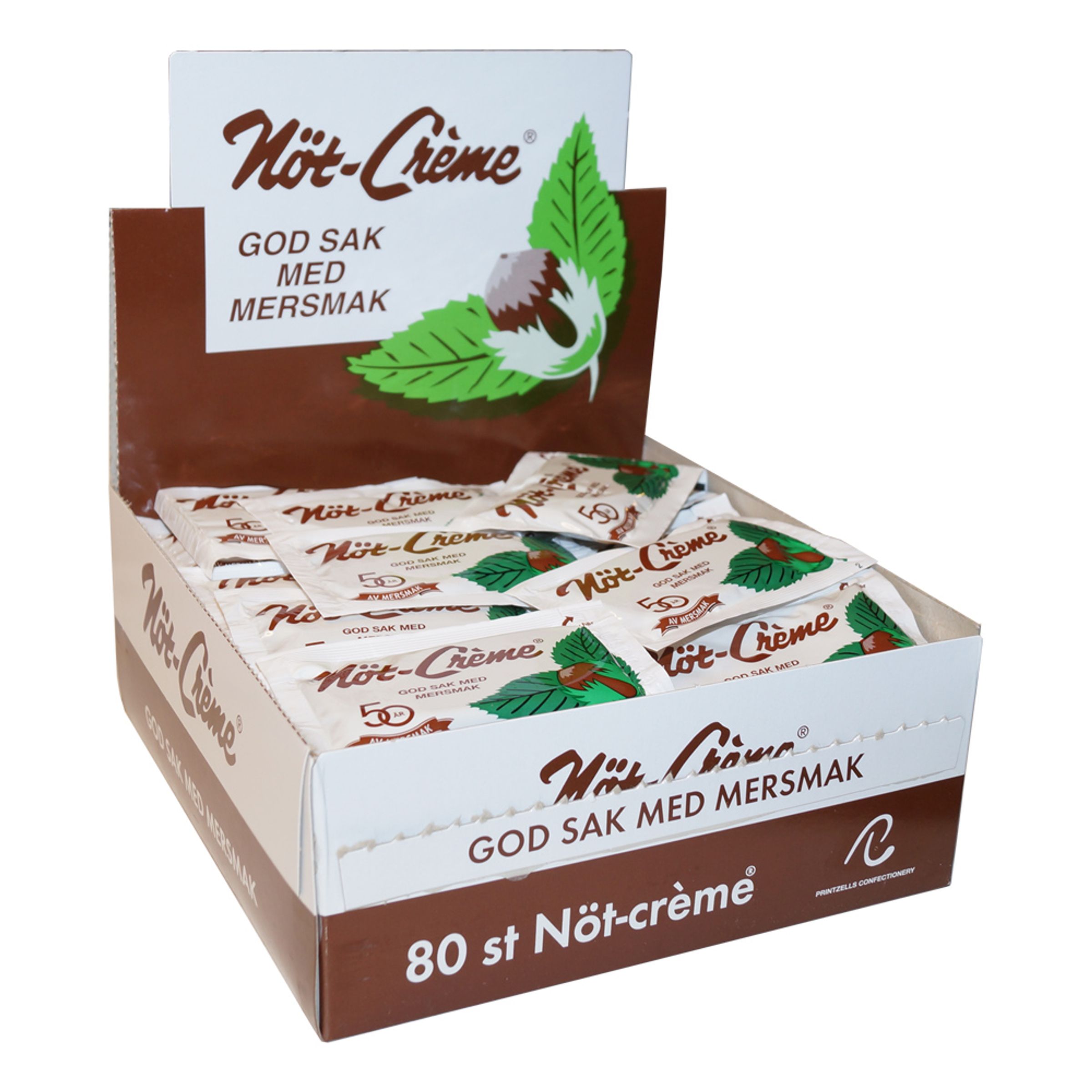 Nöt-Crème Storpak - 80-stk