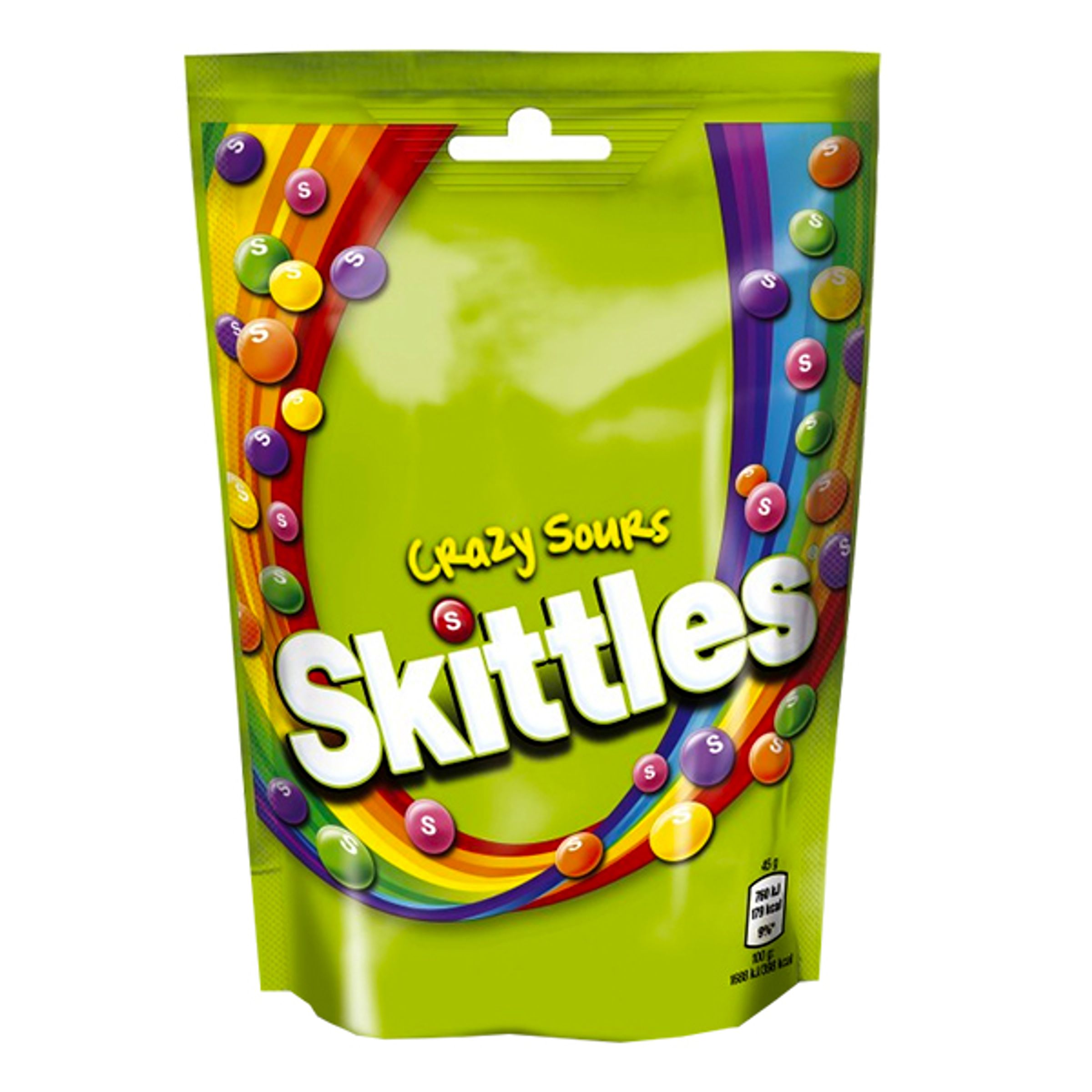 Skittles Crazy Sours i Pose - 152 gram