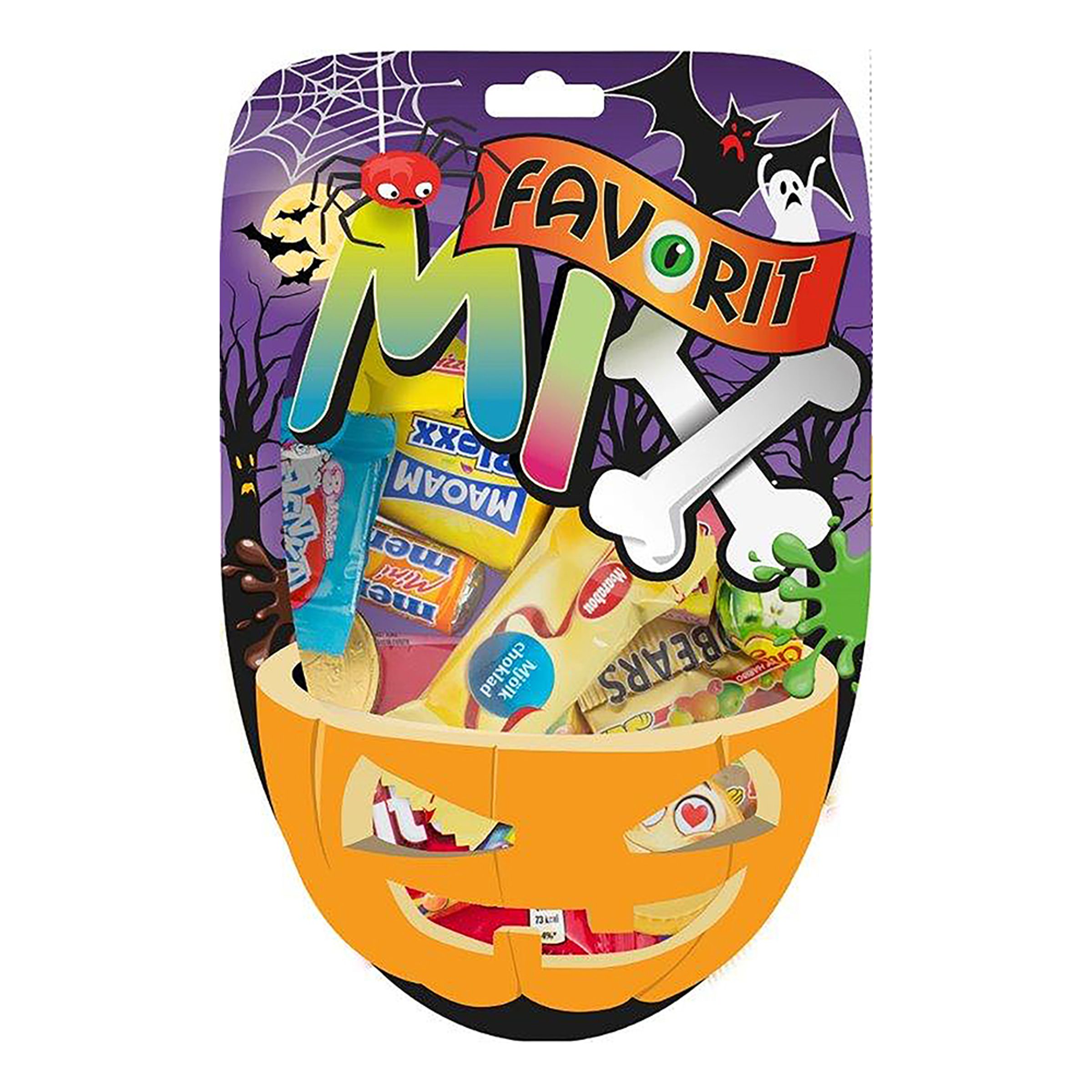 Halloween Favoritmix Slikpose - 140 gram