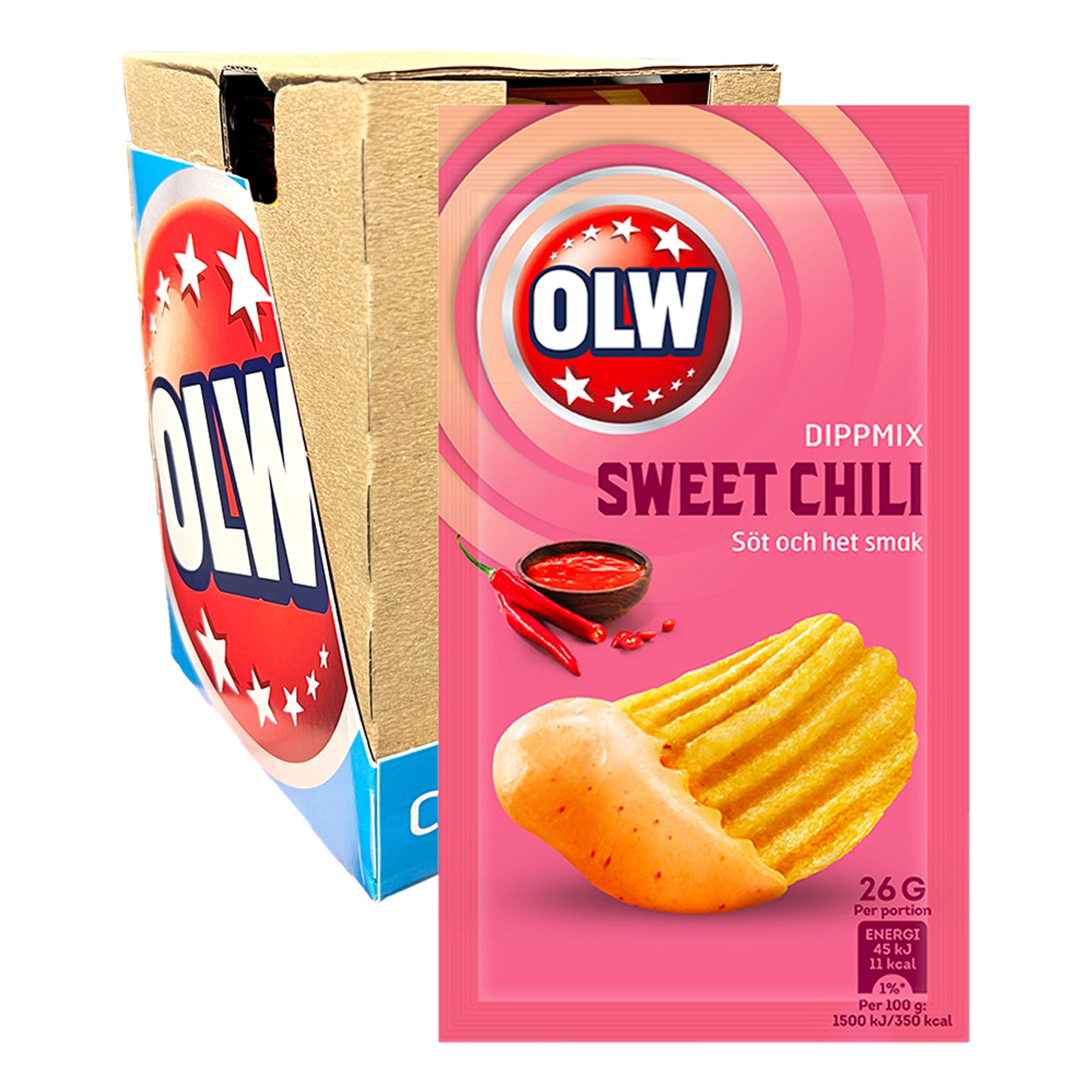 OLW Dipmix Sweet Chili Storpak - 16-pak