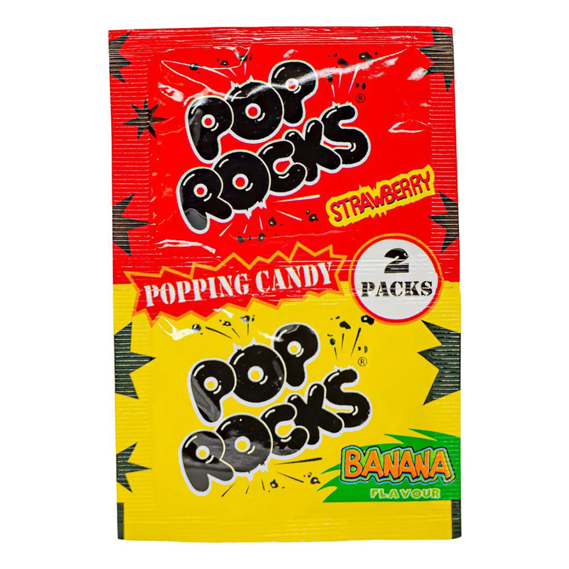 Pop Rocks Strawberry-Banana Storpak - 48-pak