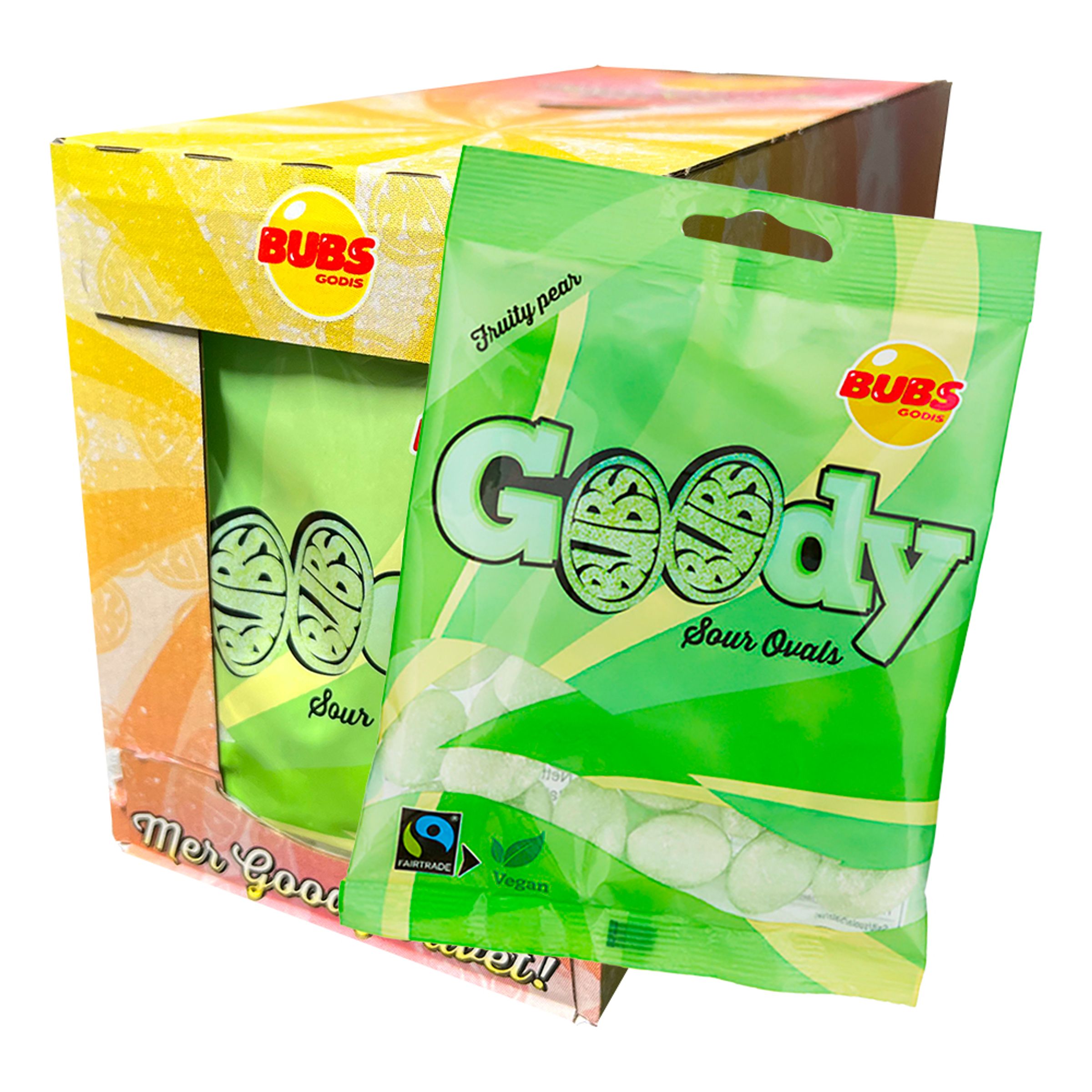 Bubs Goody Fruity Pear Storpak - 12-pak