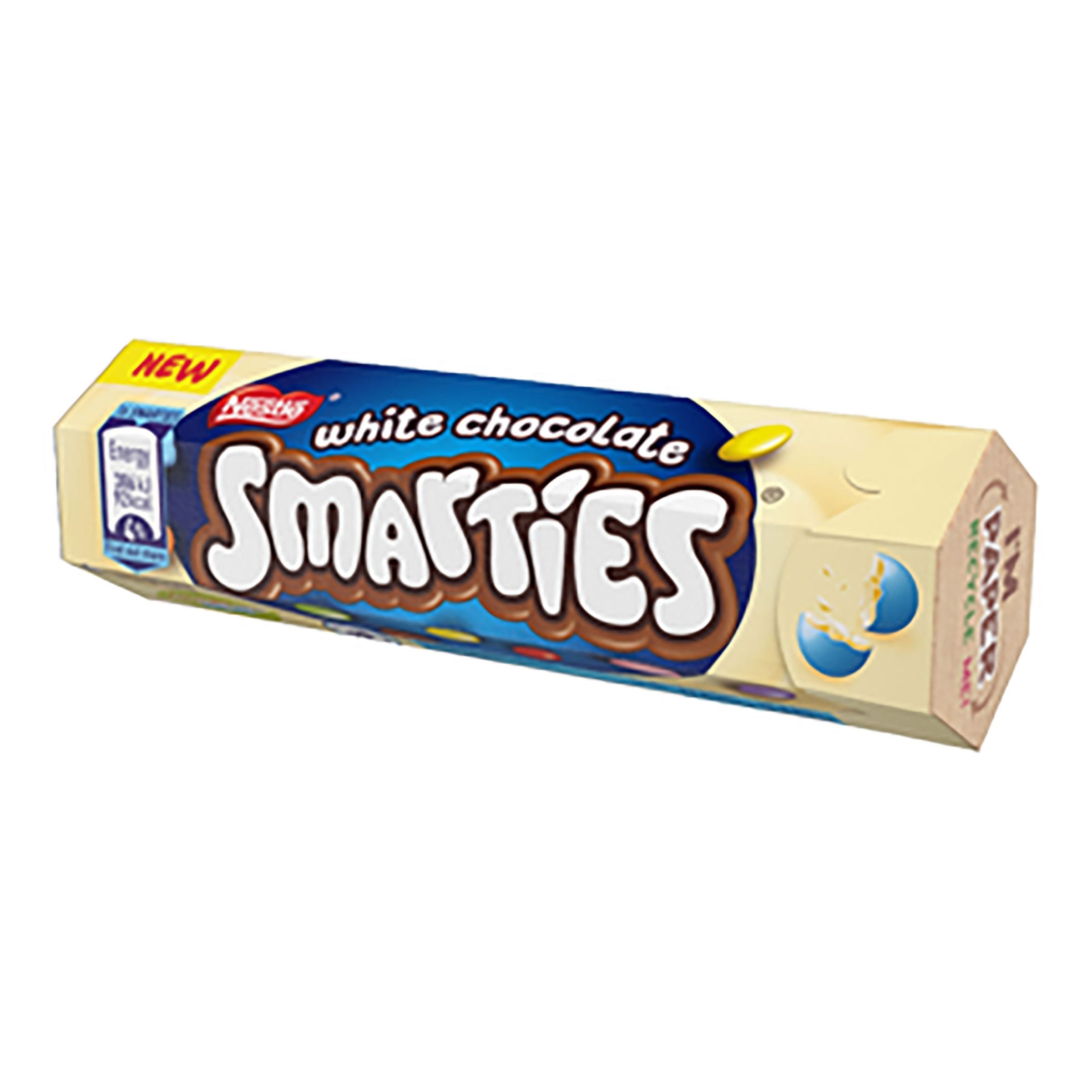 Smarties White Chocolate Tube Økonomipakke - 24-pak