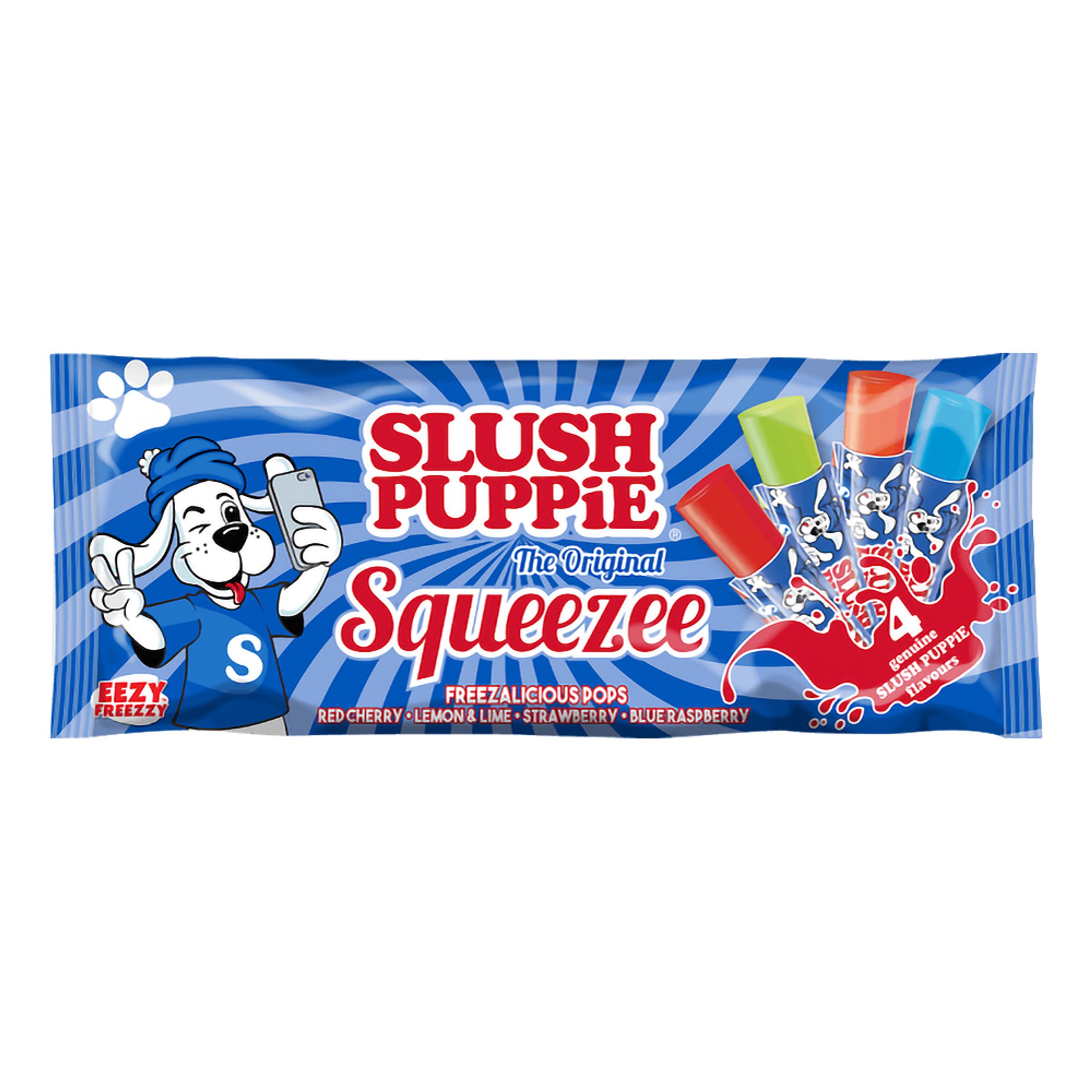 SLUSH PUPPiE Squeezee Freeze Pops - 10-pak