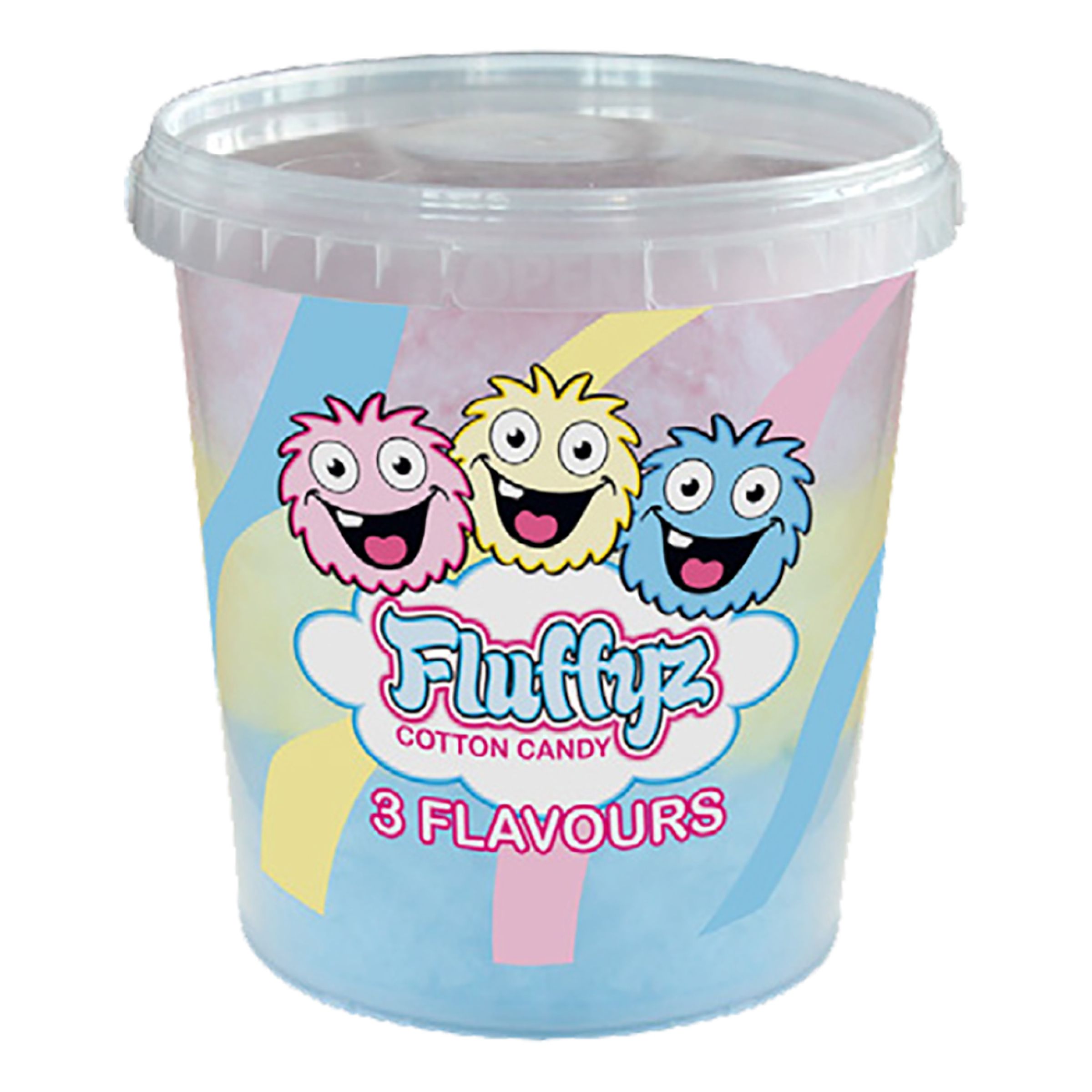 Fluffyz Candyfloss - Blandede smage
