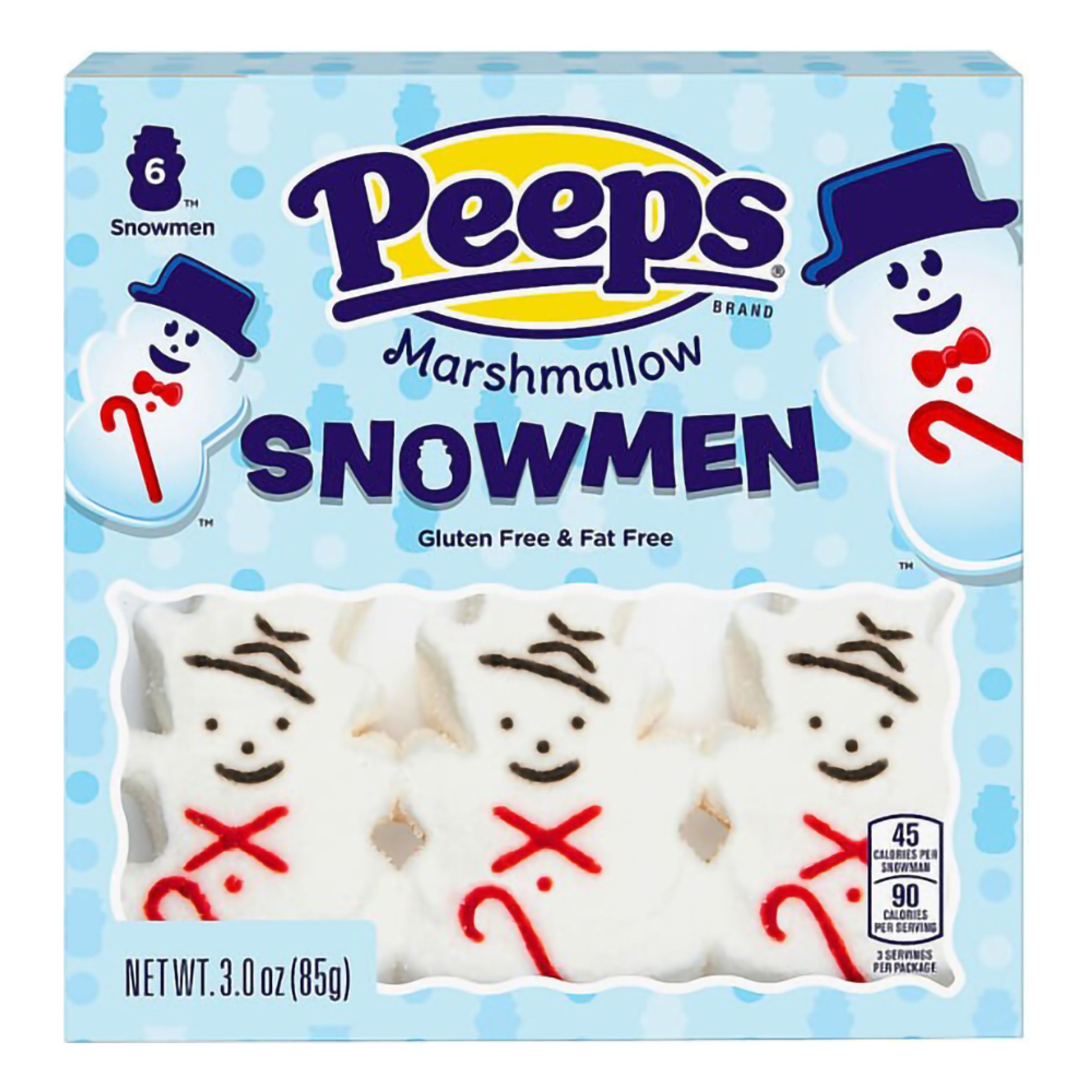 Peeps Marshmallow Snowmen - 6-pak
