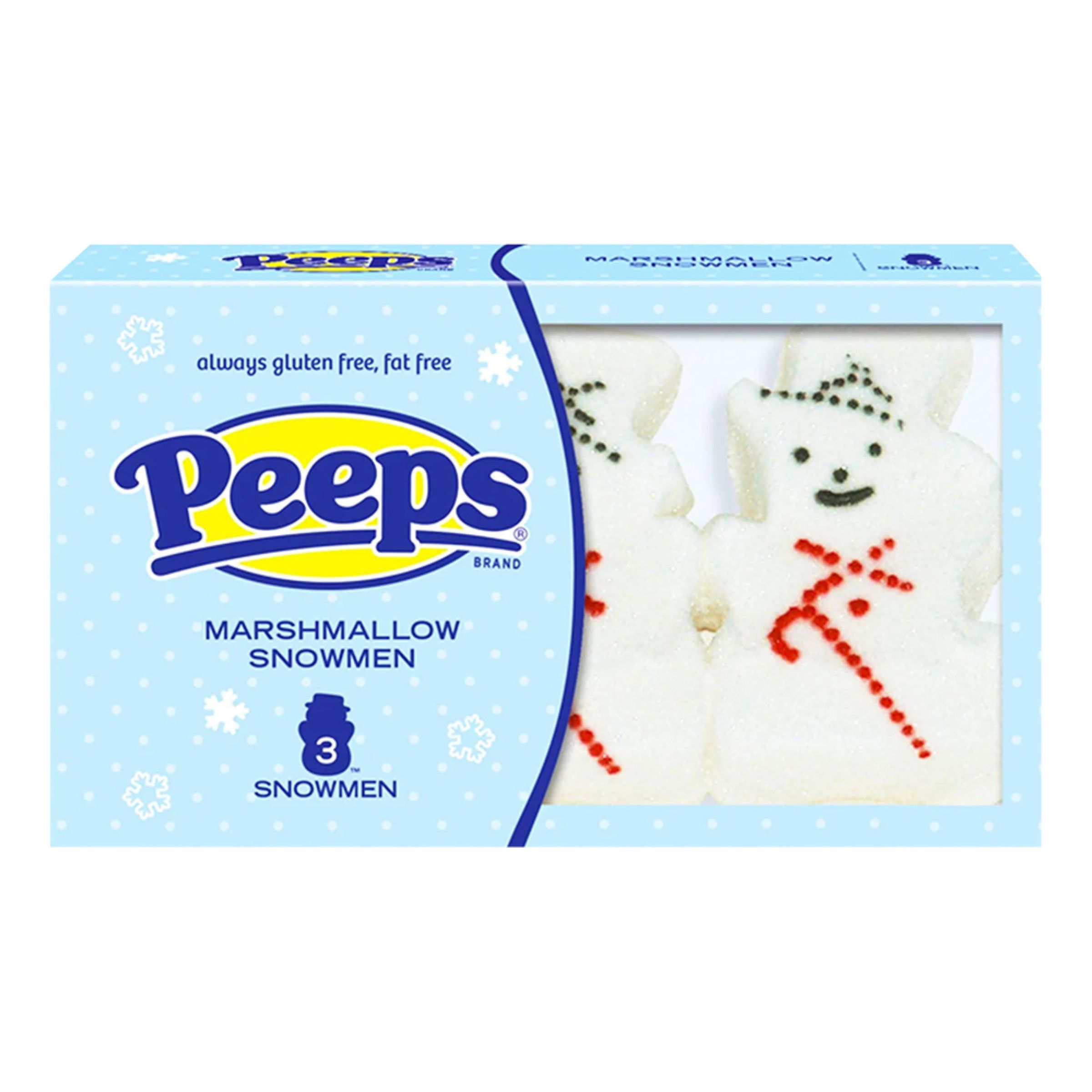 Peeps Marshmallow Snowmen - 3-pak