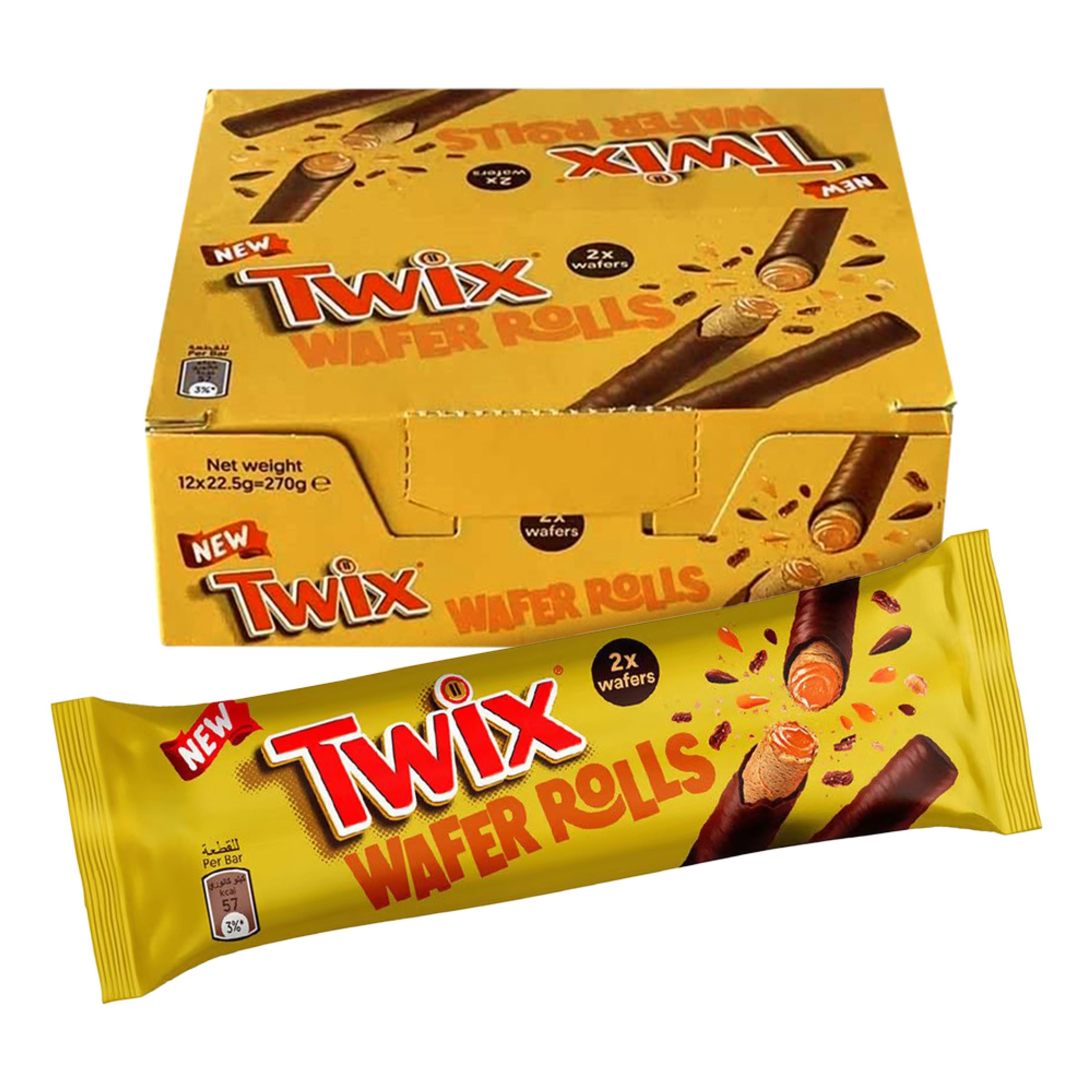Twix Wafer Rolls Økonomipakke - 12-pak