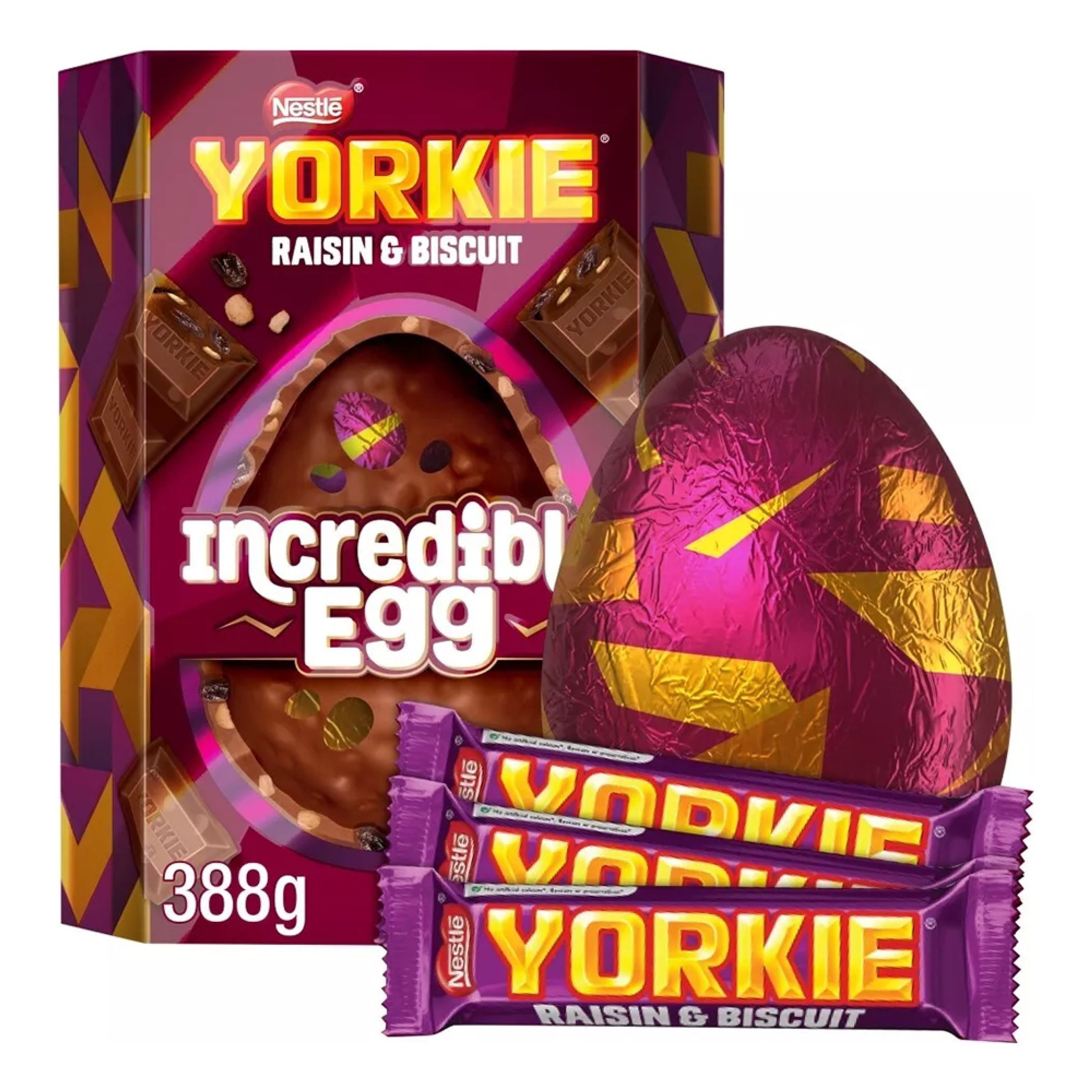 Yorkie Rosin & Biscuit Chokolade Utrolige Æg - 388 gram