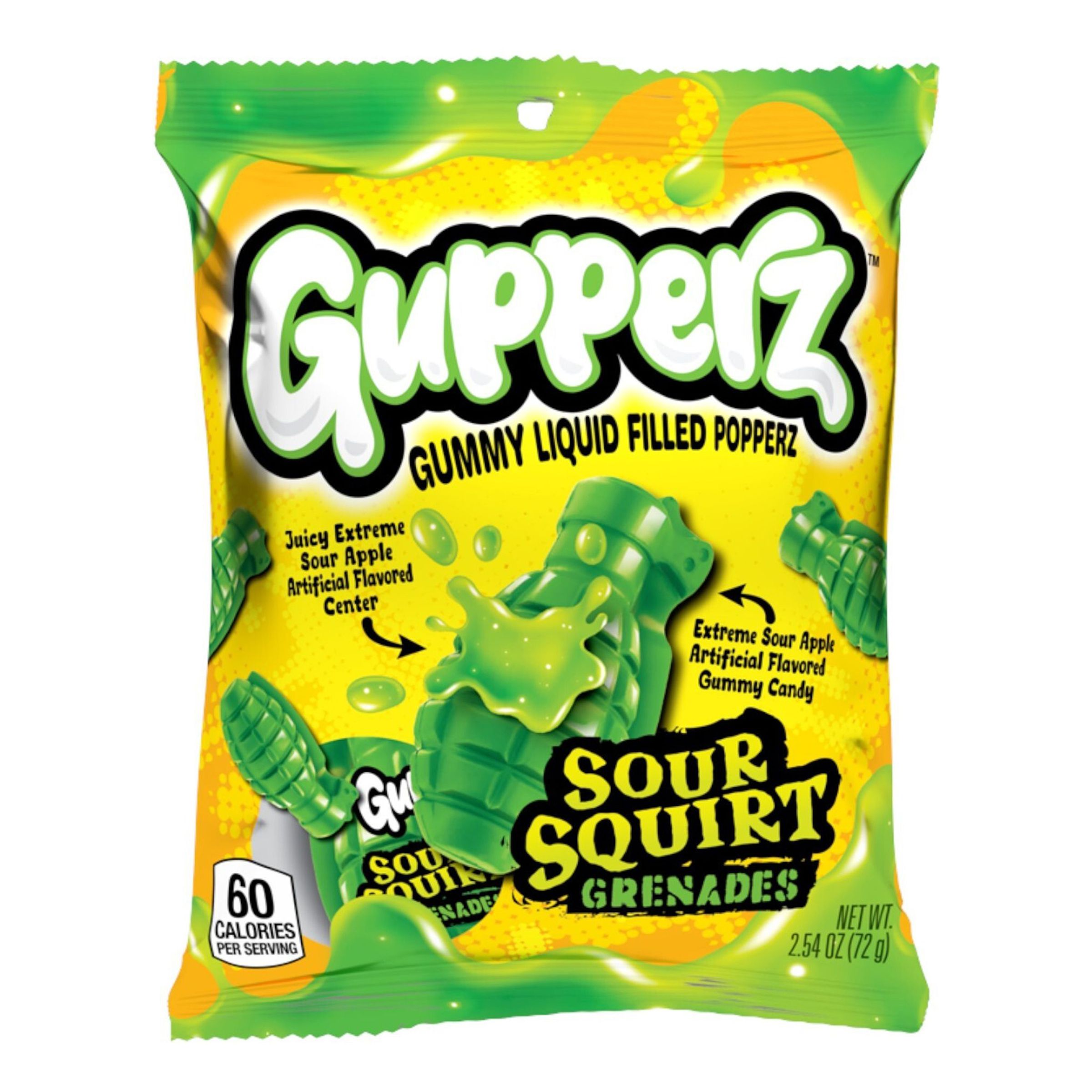 Gupperz Sour Squirt Granater - 72 gram