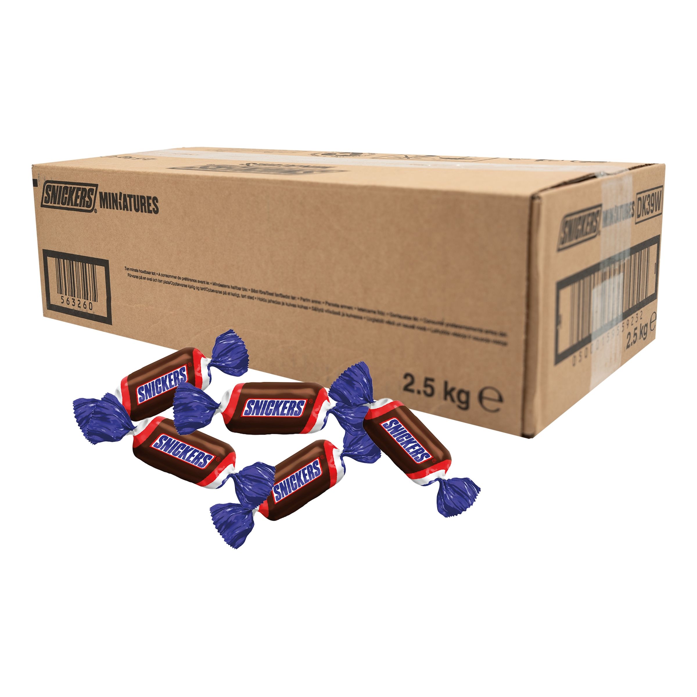 Snickers Mini Økonomipakke - 2,5 kg