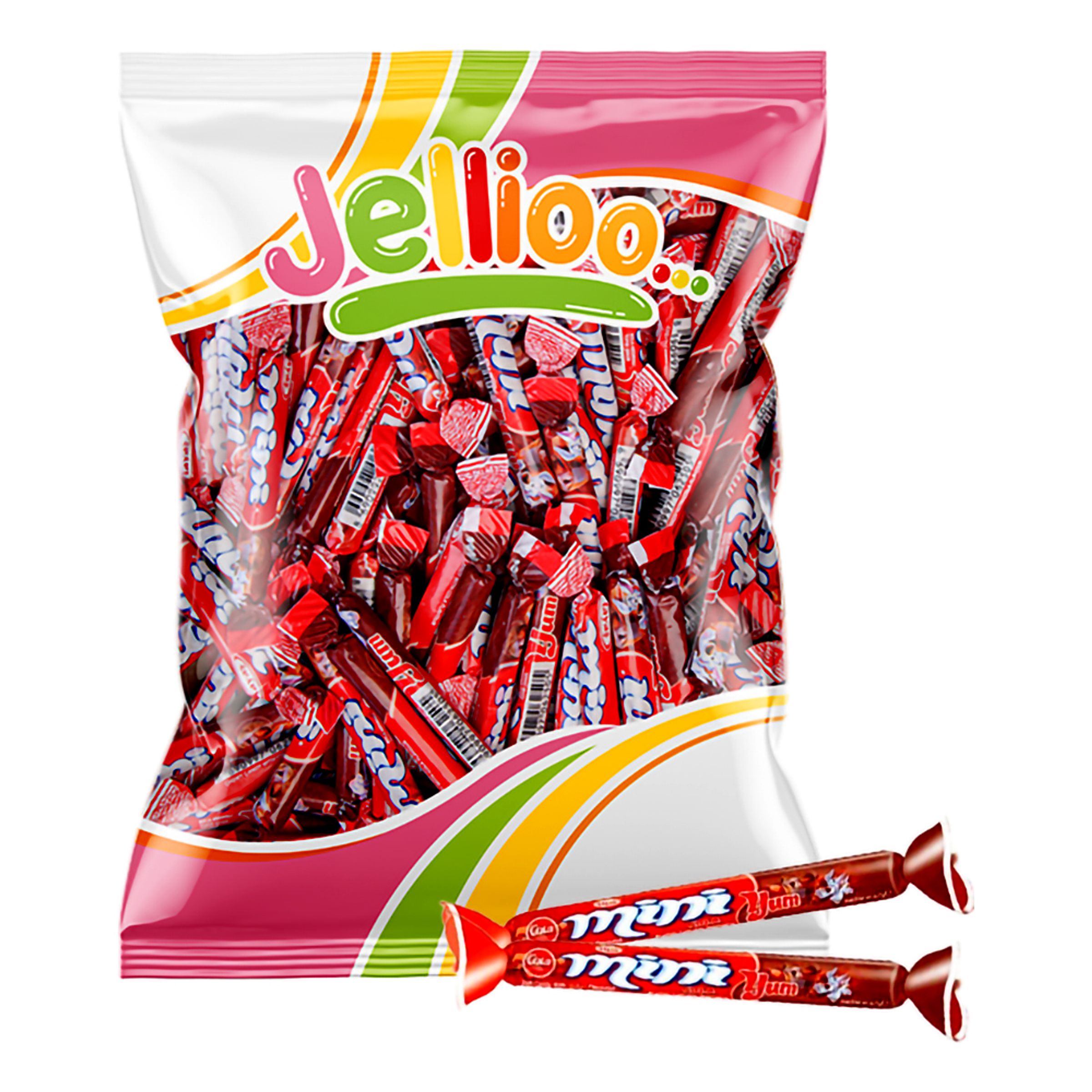 Mini Yum Chewy Stick Karamel Økonomipakke - 1 kg