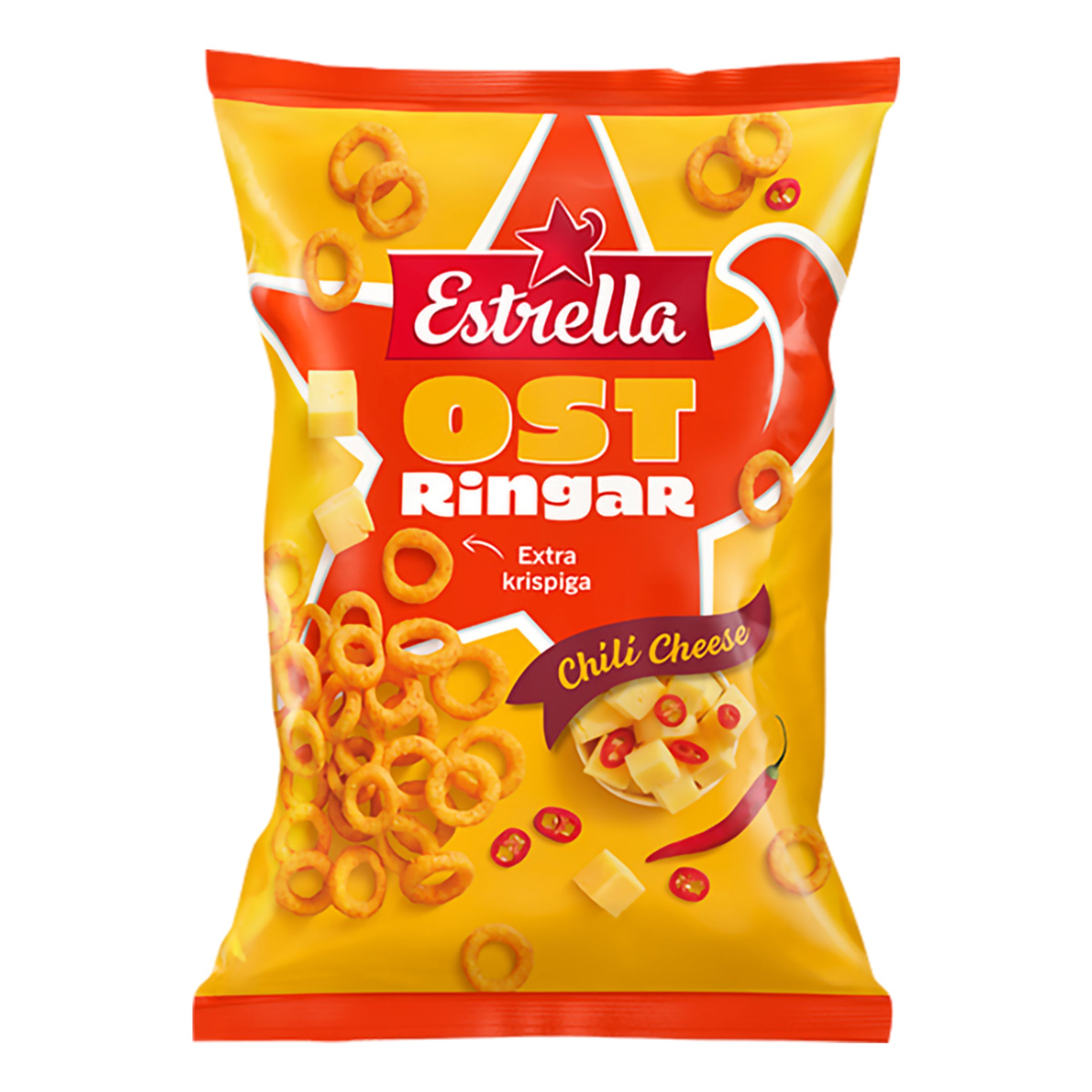 Estrella Osteringe Chili Cheese - 200 gram