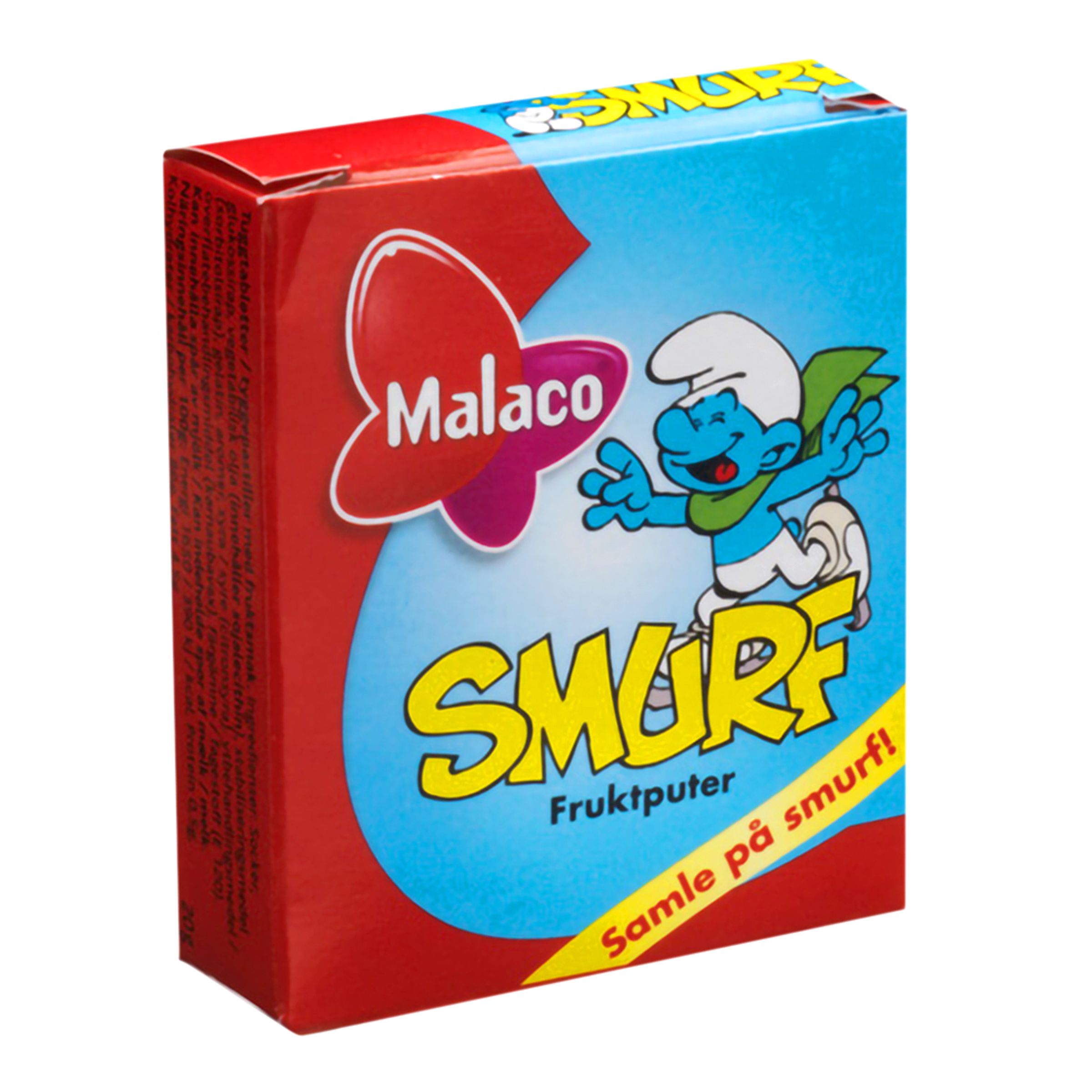 Malaco Smurf Frugtpuder Pastiller