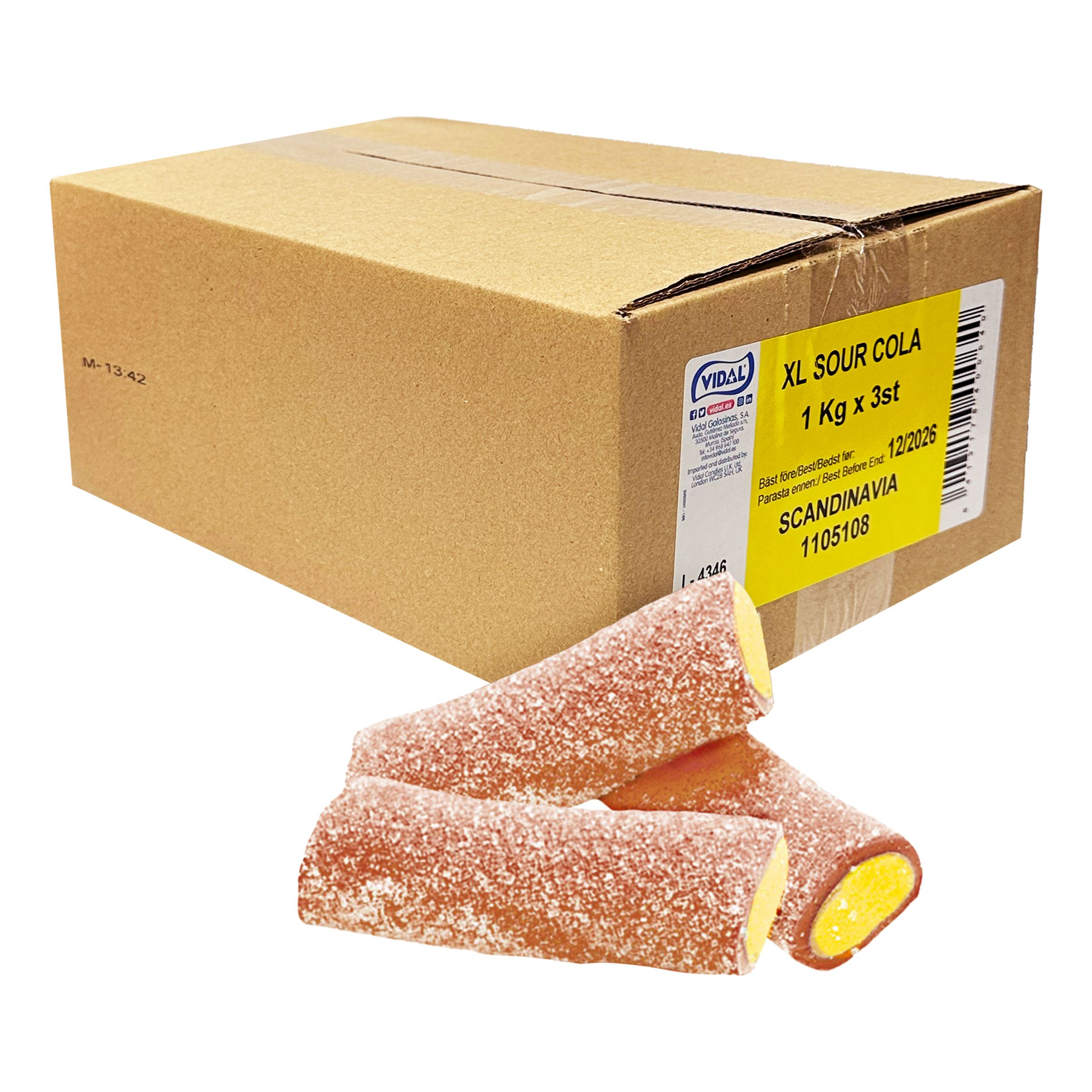 XL Sour Cola Økonomipakke - 3 kg